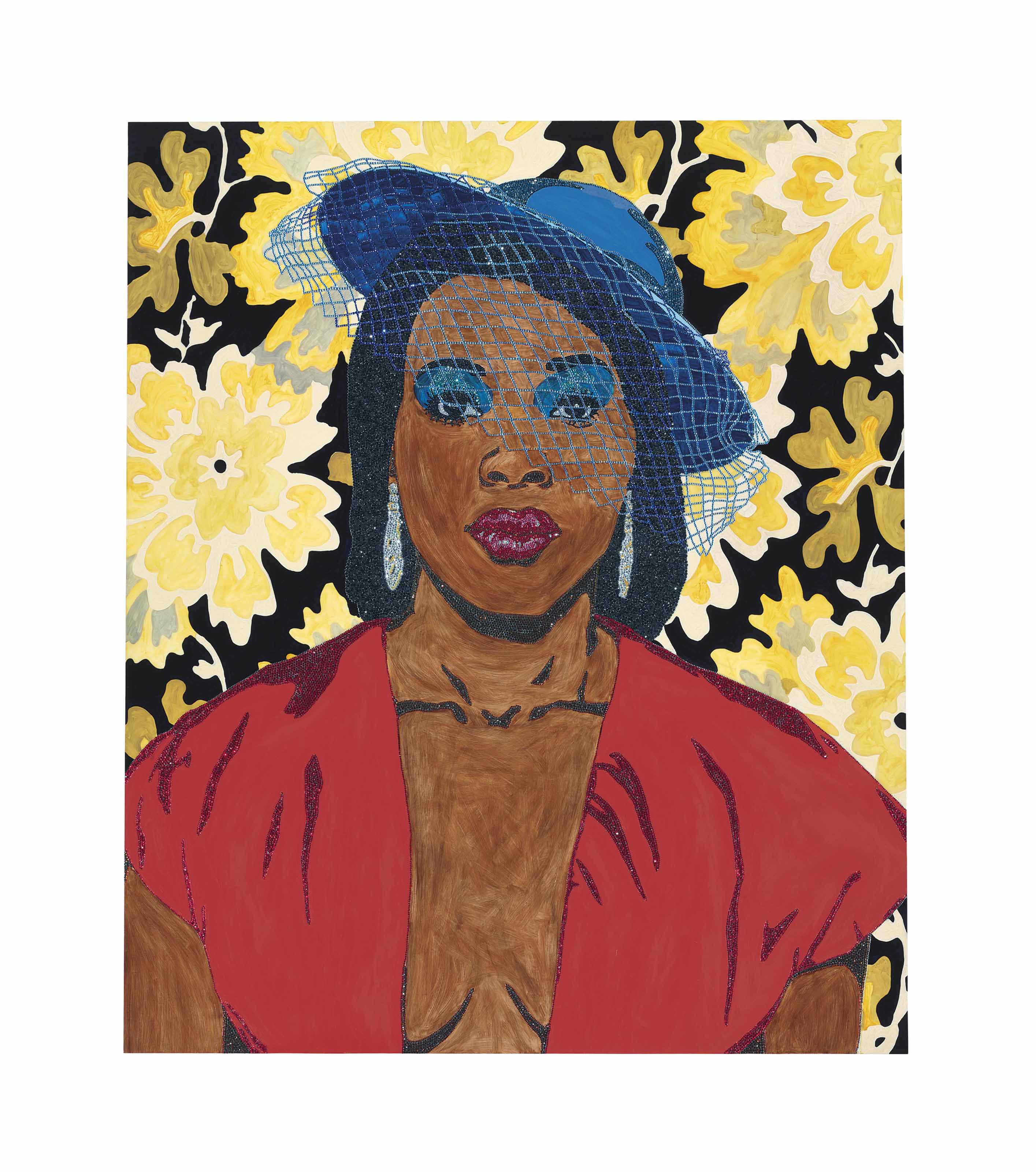 Mickalene Thomas B 1971 Qusuquzah Une Tr Paintings United