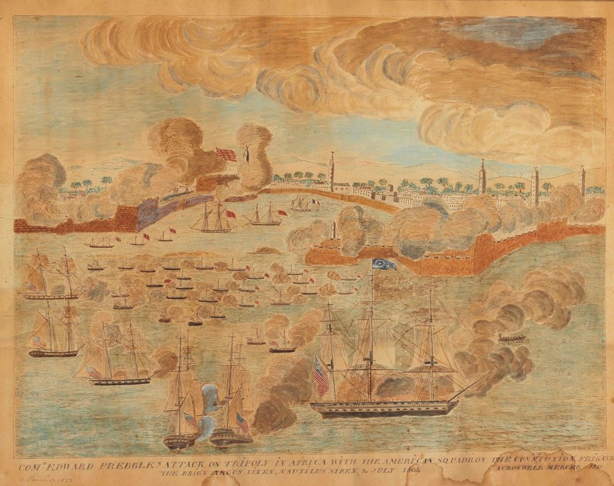 Dr. Andrew Croswell (17781858), Commodore Edward Prebble's Attack on