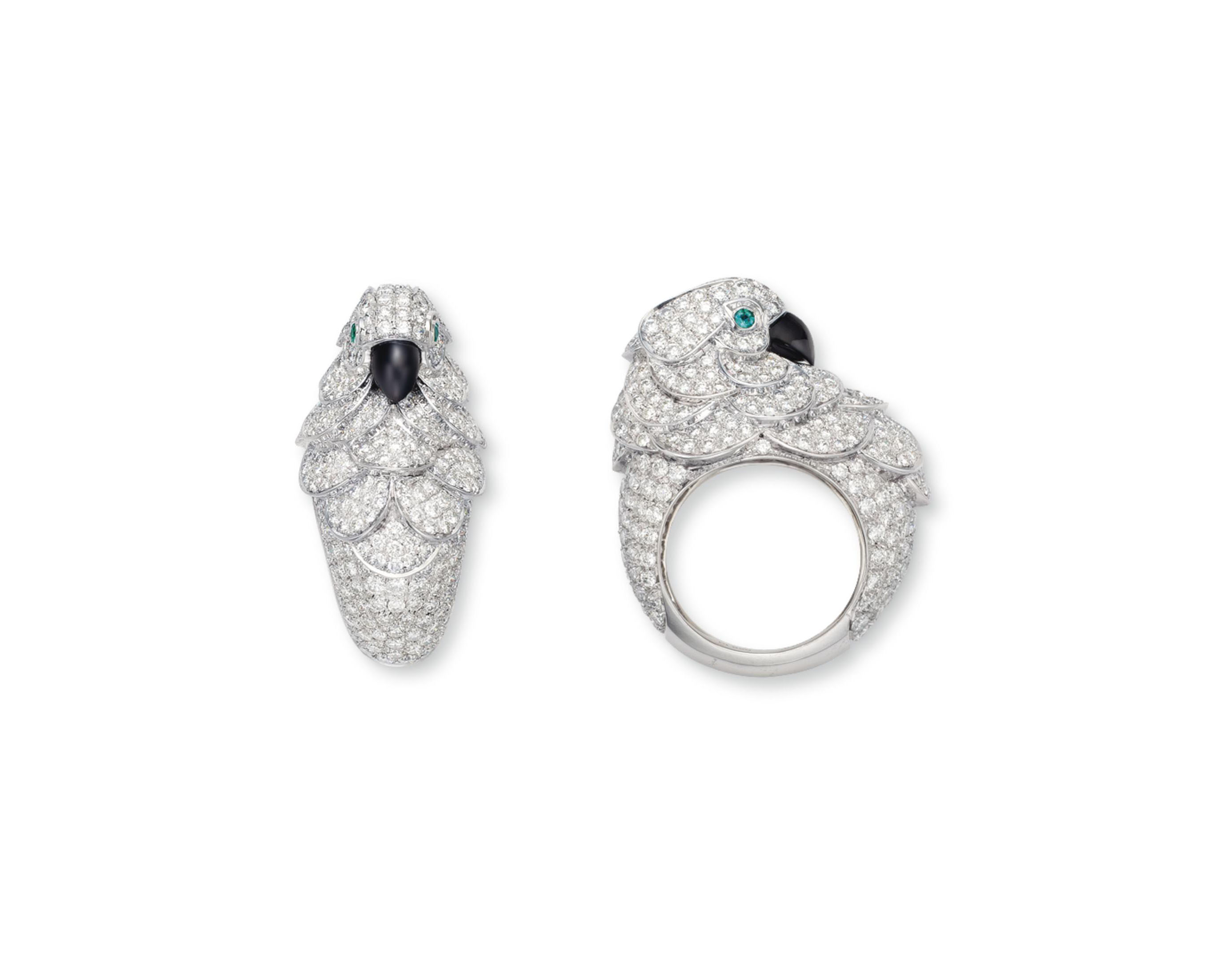 Cartier parrot best sale ring