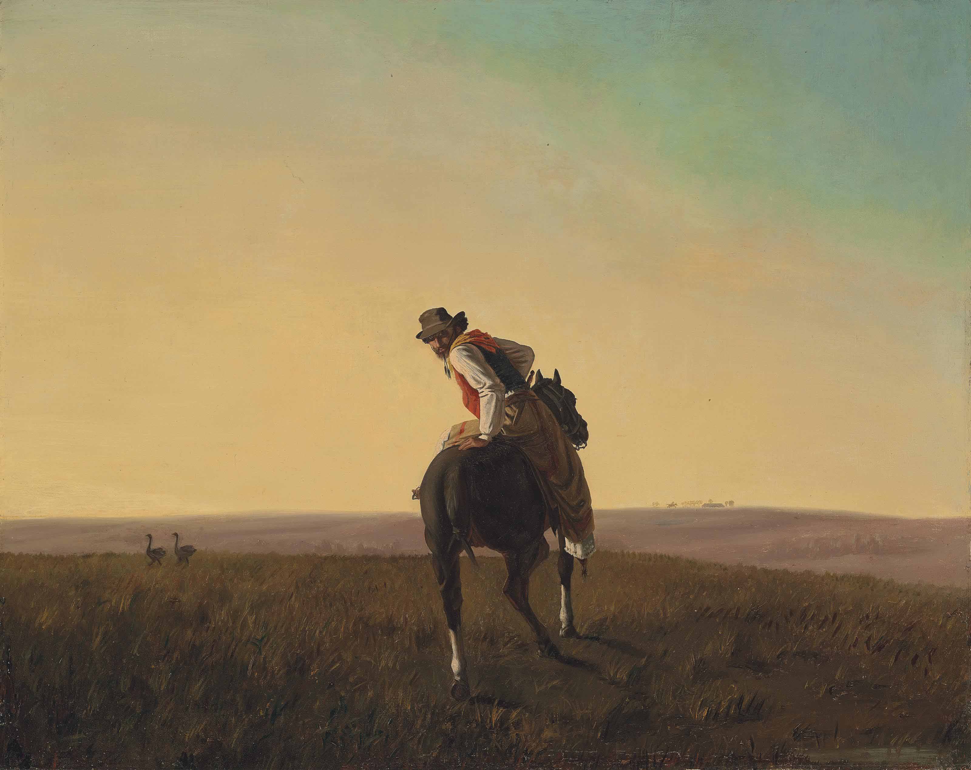 Картина странник хуана мануэля серрата