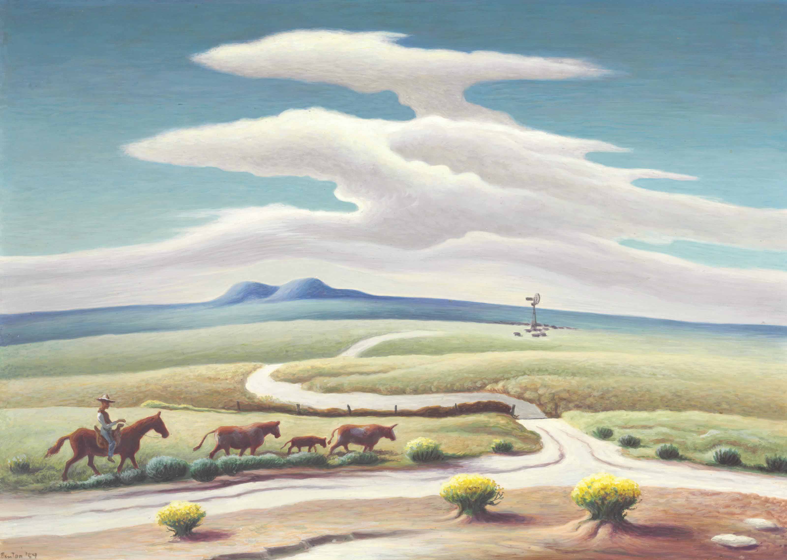 Thomas Hart Benton (18891975) , The Plains Christie's