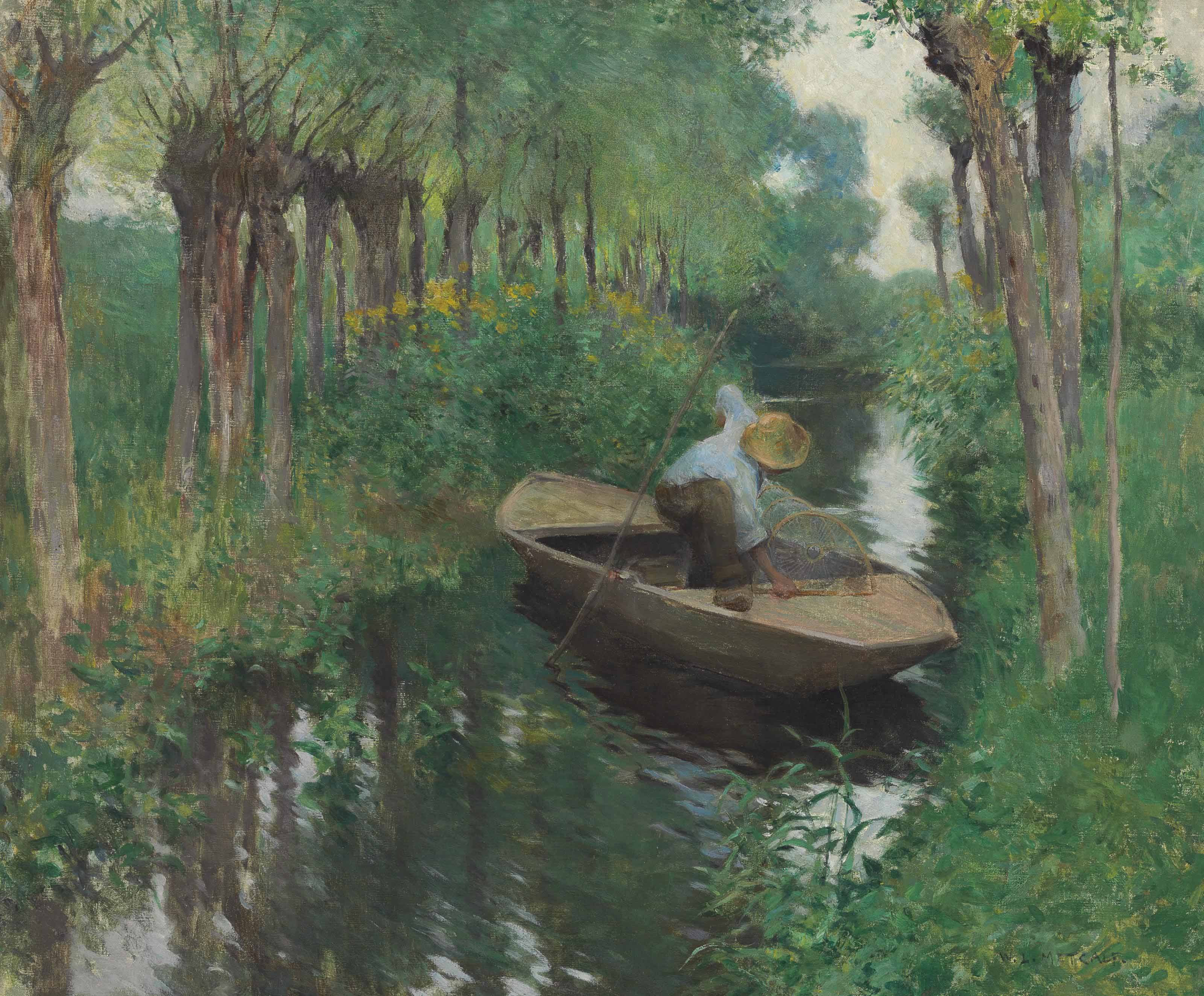 Willard Leroy Metcalf (1858-1925) , On the River | Christie's