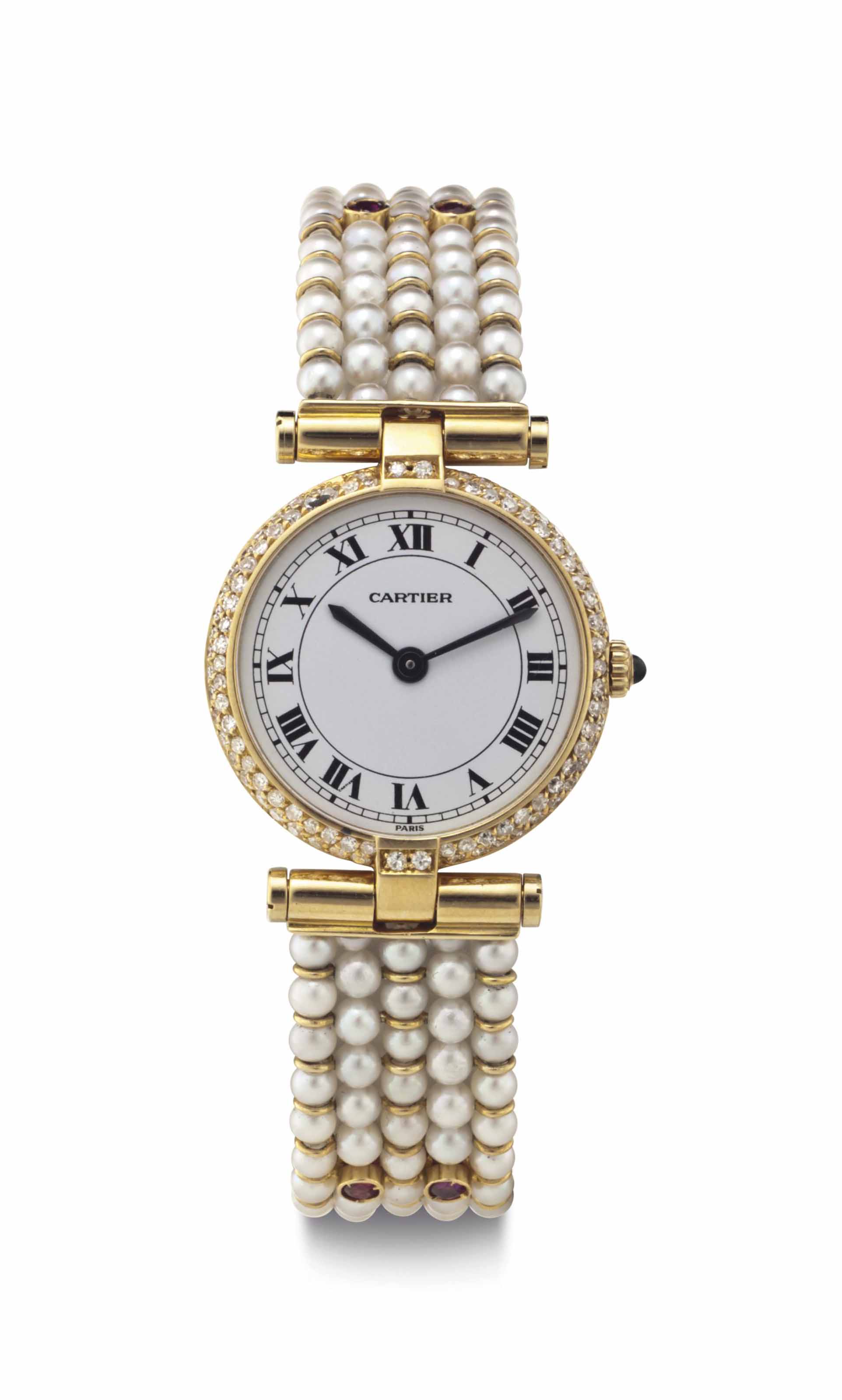 cartier ruby watch