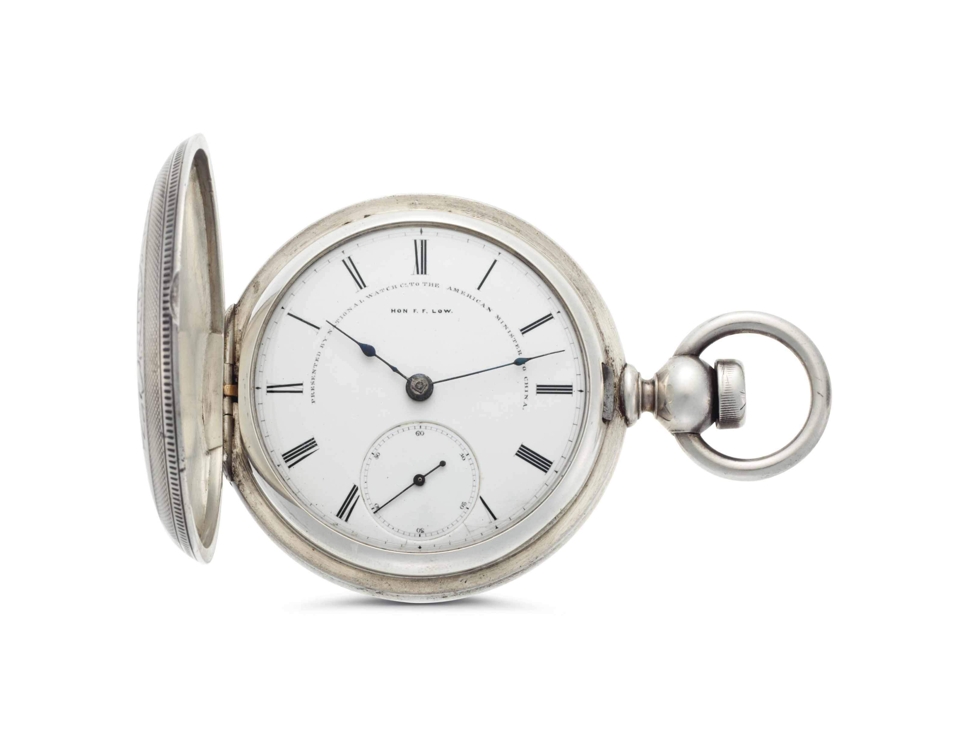 Elgin National Watch Co. A Rare and Historically Important Coin Silver
