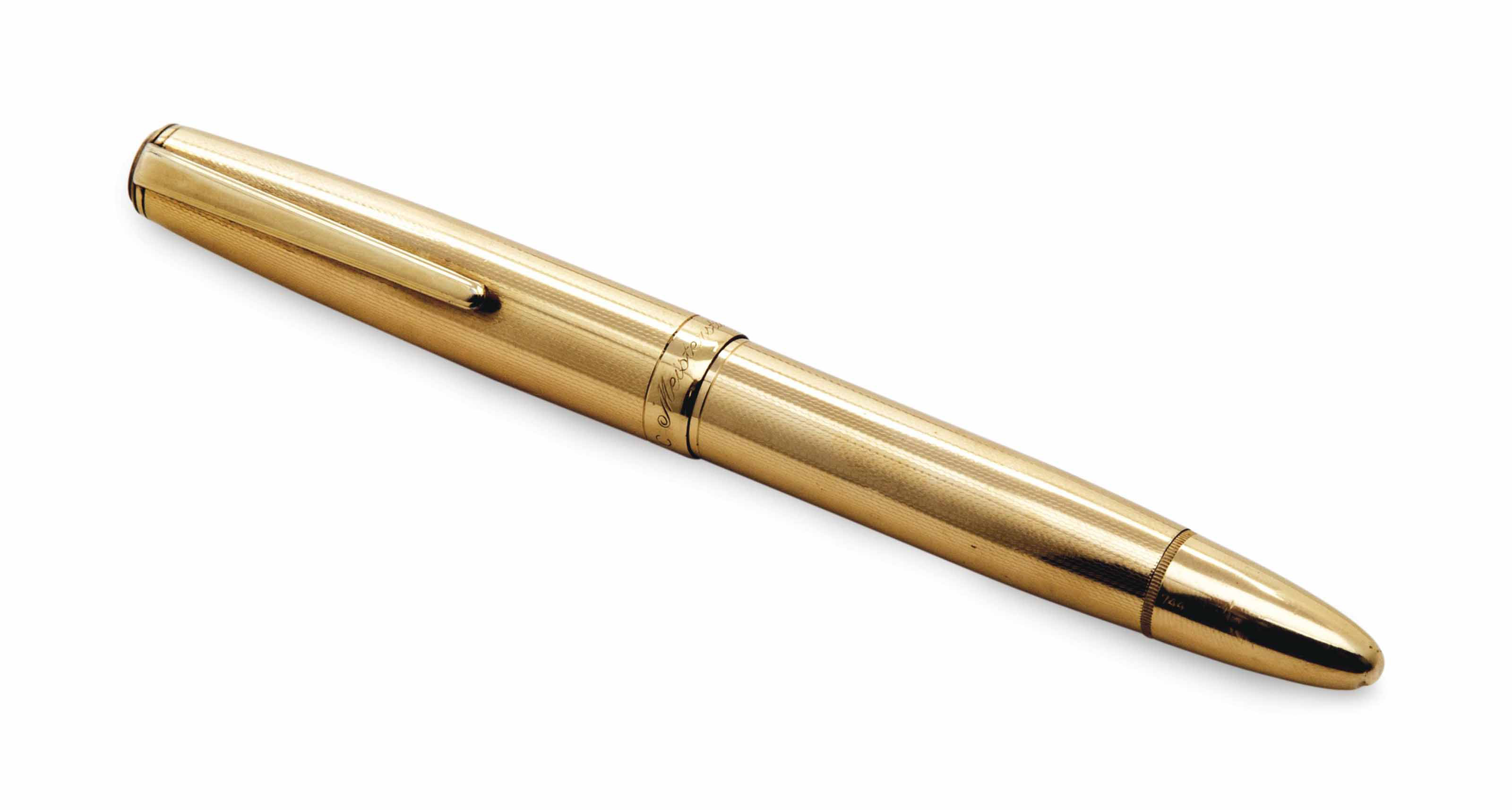 MONTBLANC 402SG 万年筆 EF 14金 A MONTBLANC 744 MEISTERSTRUCK MASTERPIECE FOUNTAIN PEN | Christie's