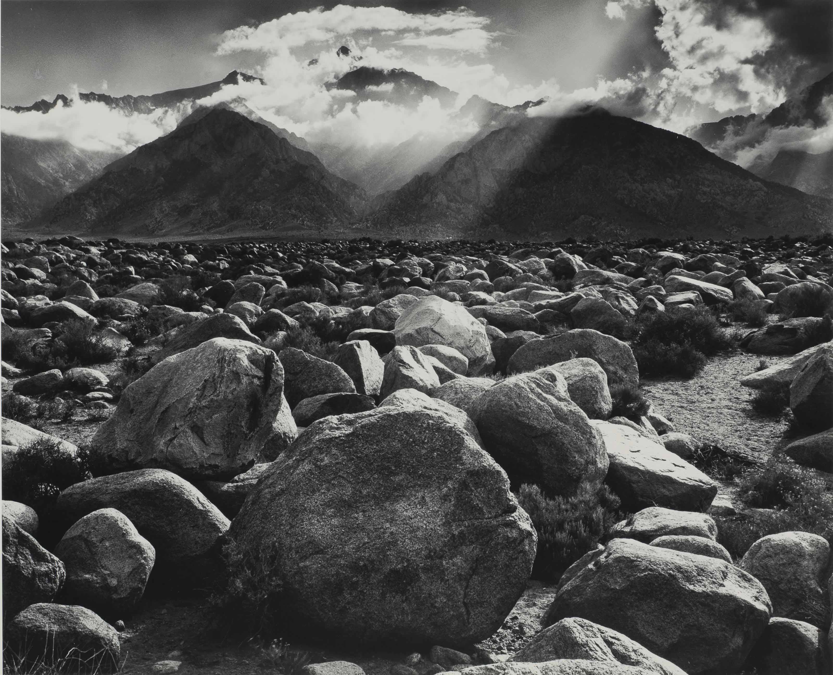 ANSEL ADAMS (19021984) , Mount Williamson from Manzanar, Calif., 1944 Christie's