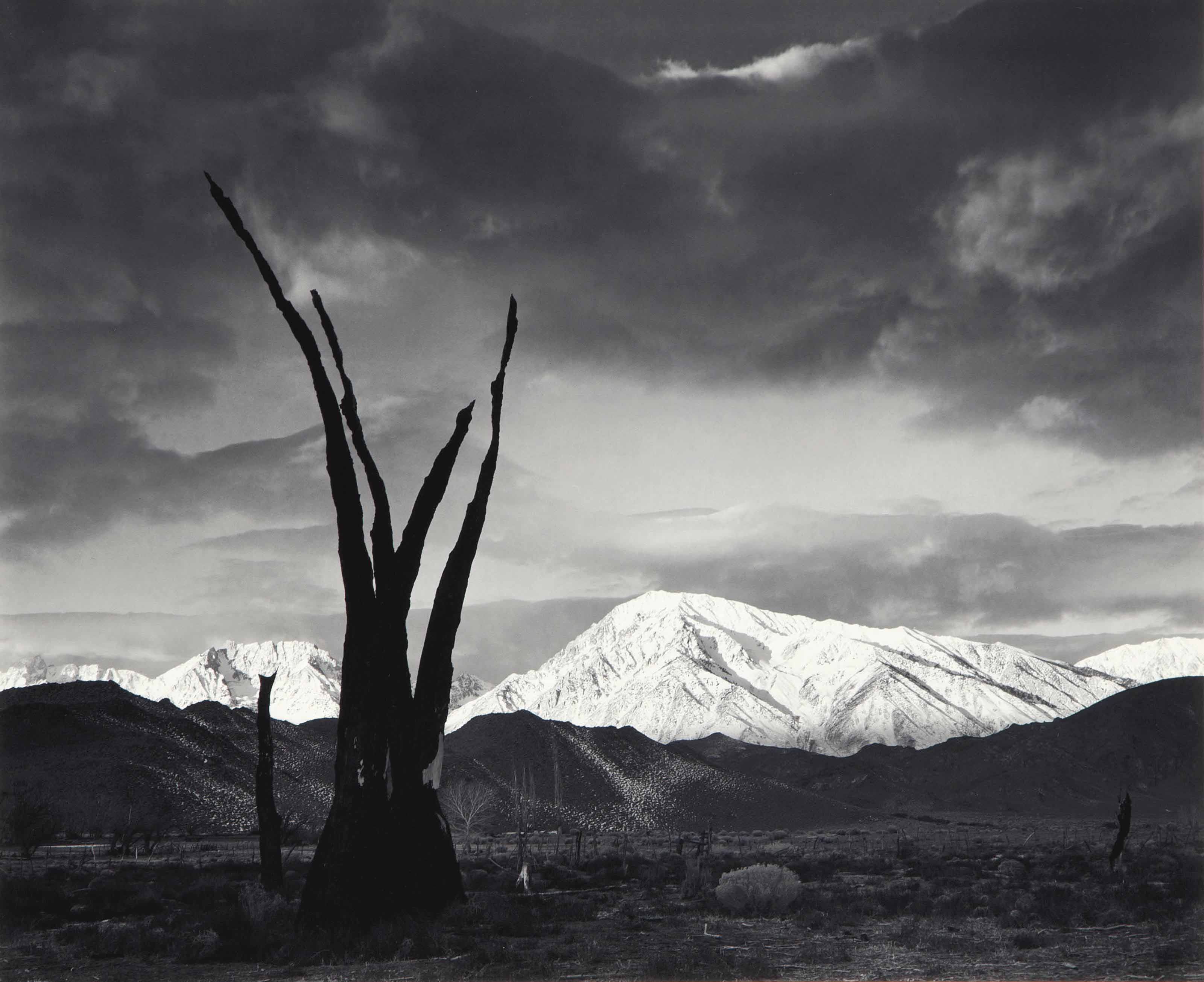 Ansel Adams 1902 1984 Sunrise Mount Tom Sierra Nevada