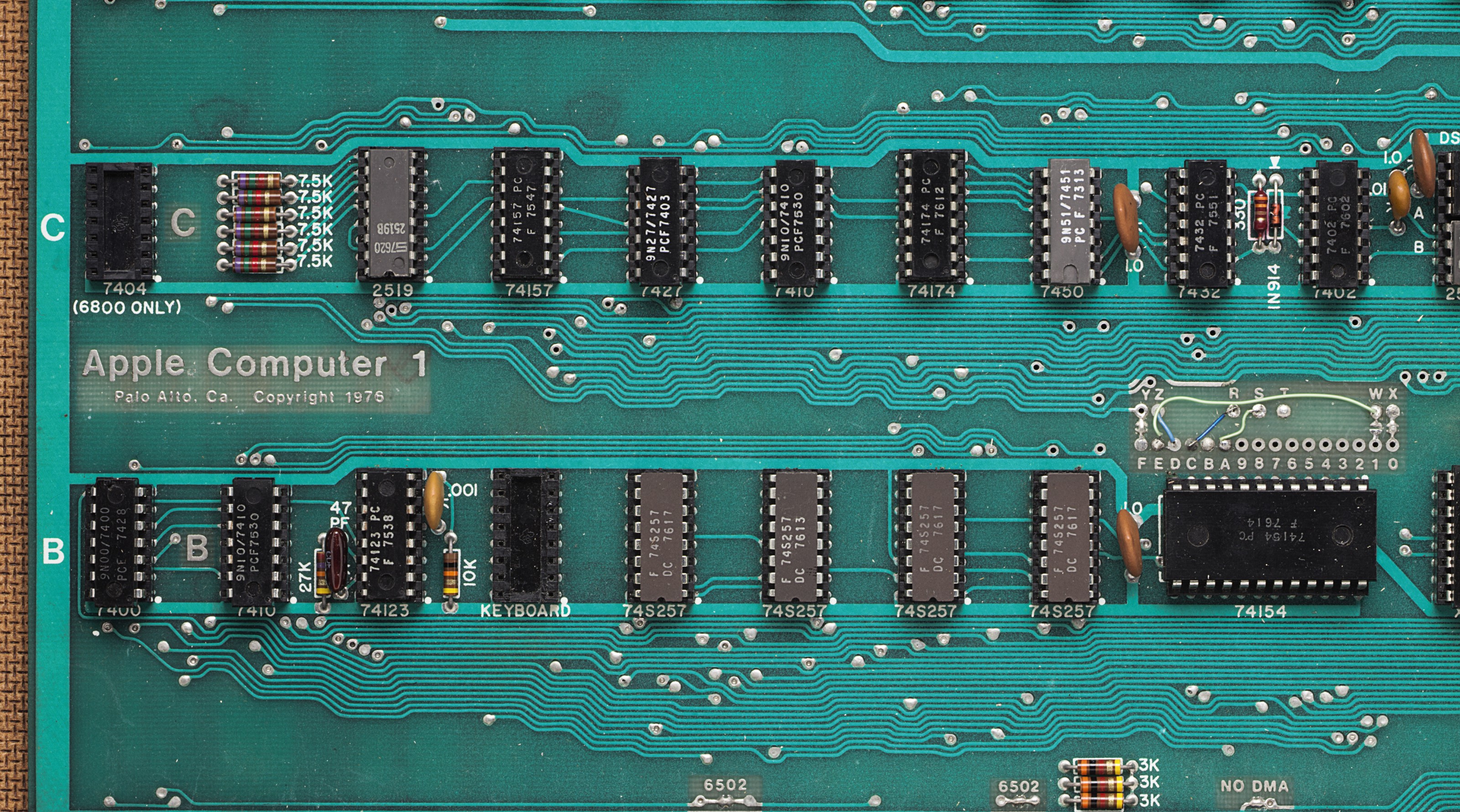 THE RICKETTS APPLE-1 PERSONAL COMPUTER
