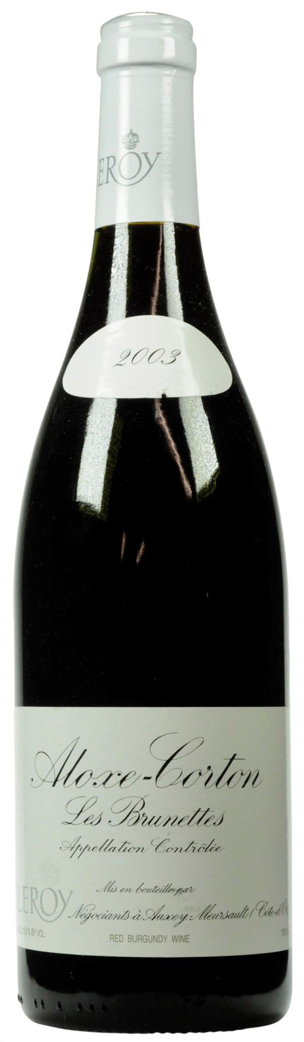 Maison Leroy, Aloxe-Corton, les Brunettes 2003, Côte de Beaune