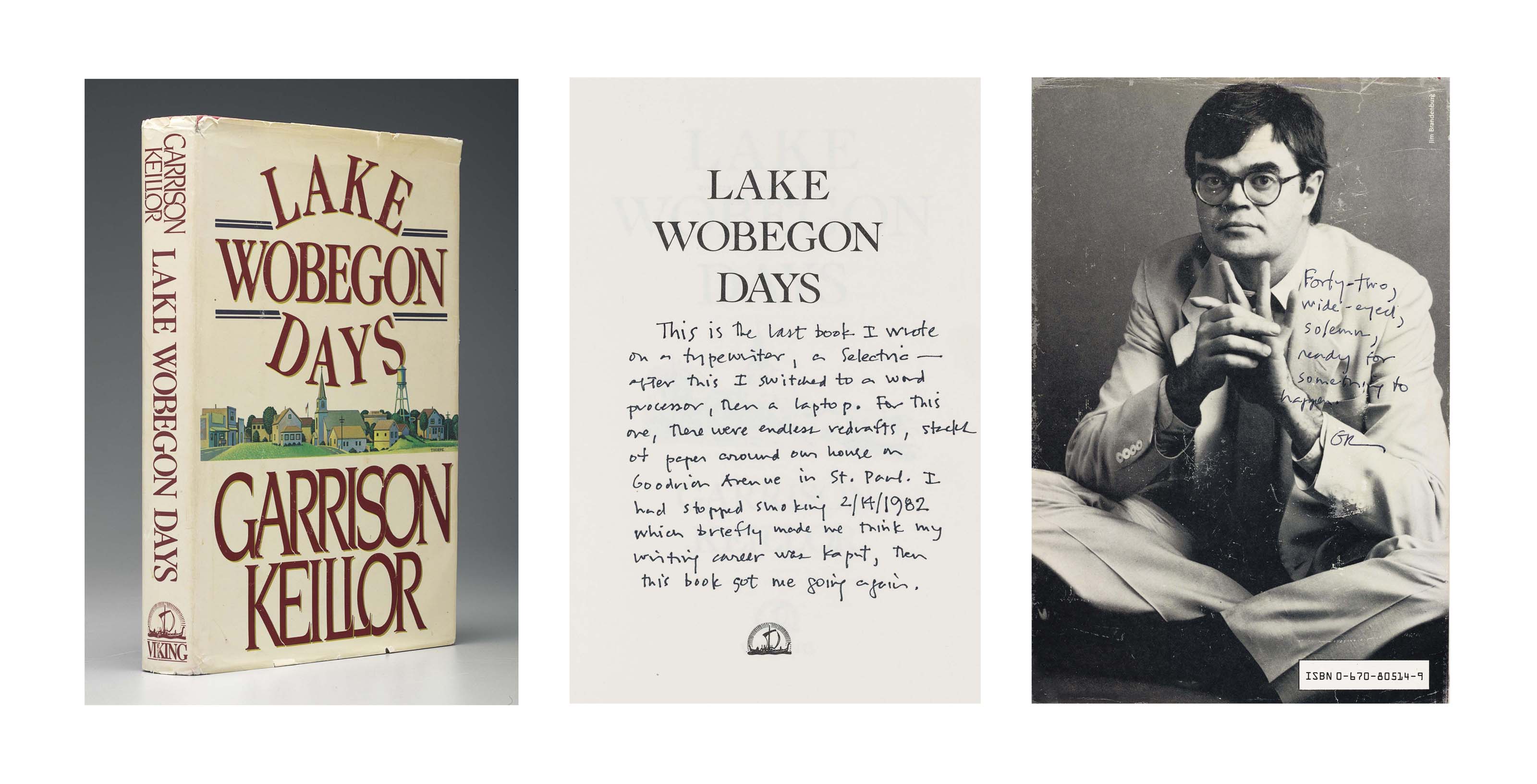 KEILLOR, Garrison (b. 30). Lake Wobegon Days. New York: Viking