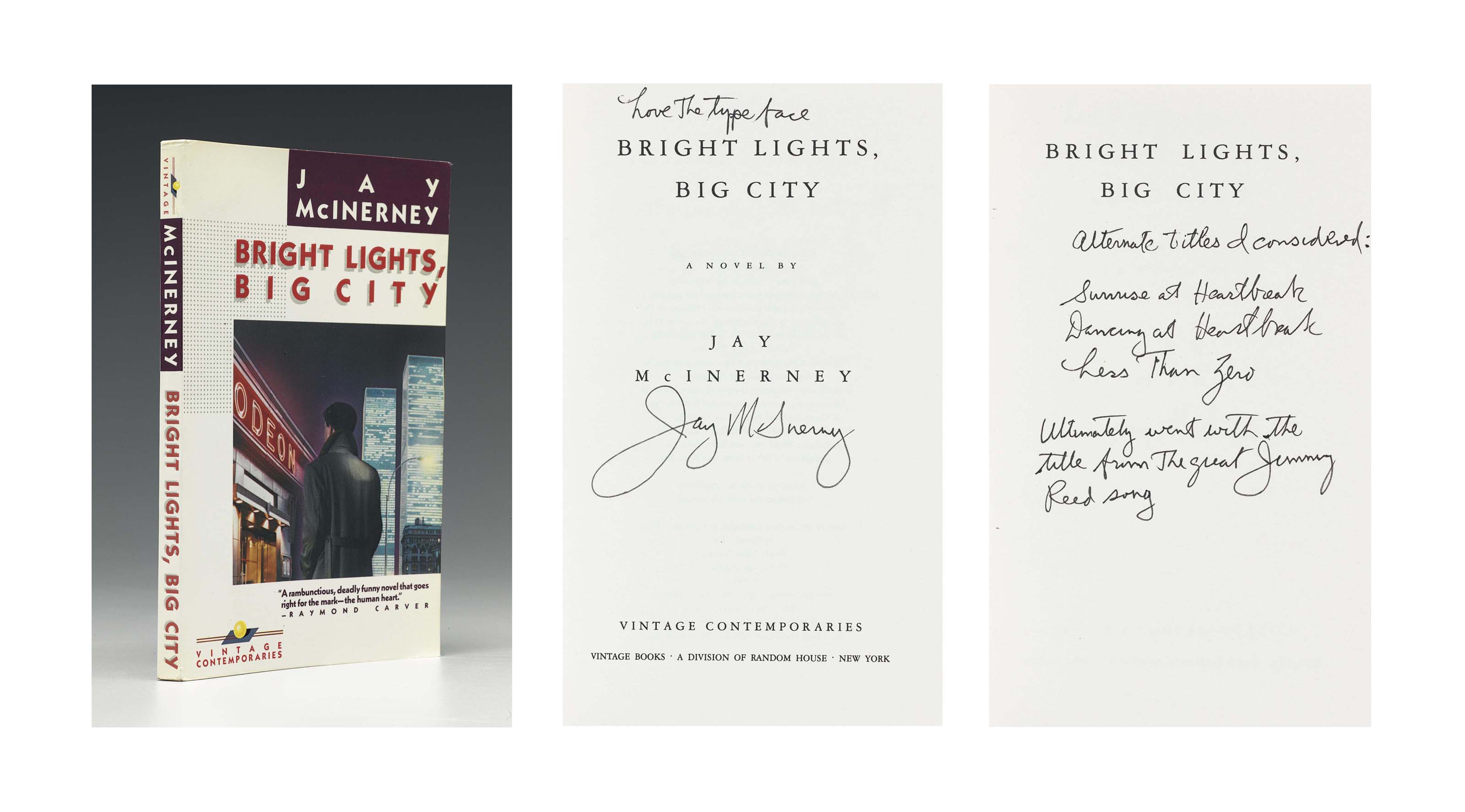 bright lights big city by jay mcinerney