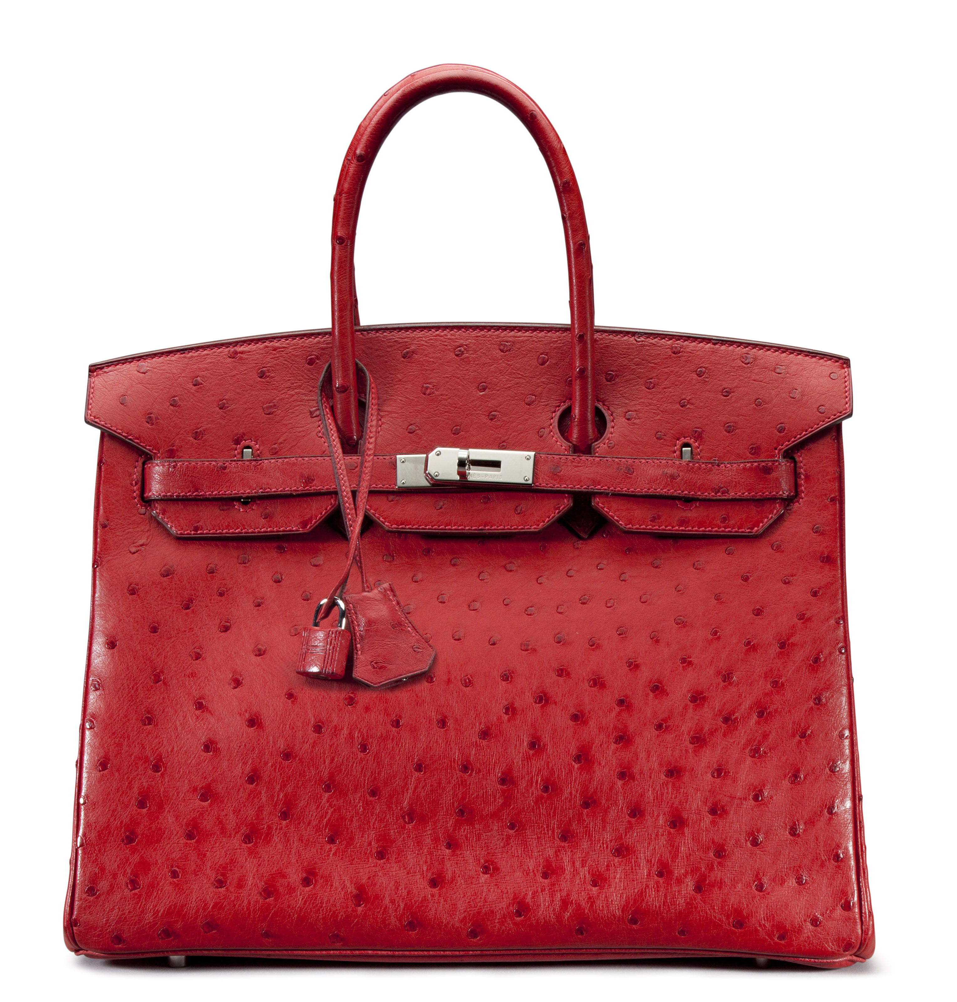 Ostrich skin 2025 birkin bag