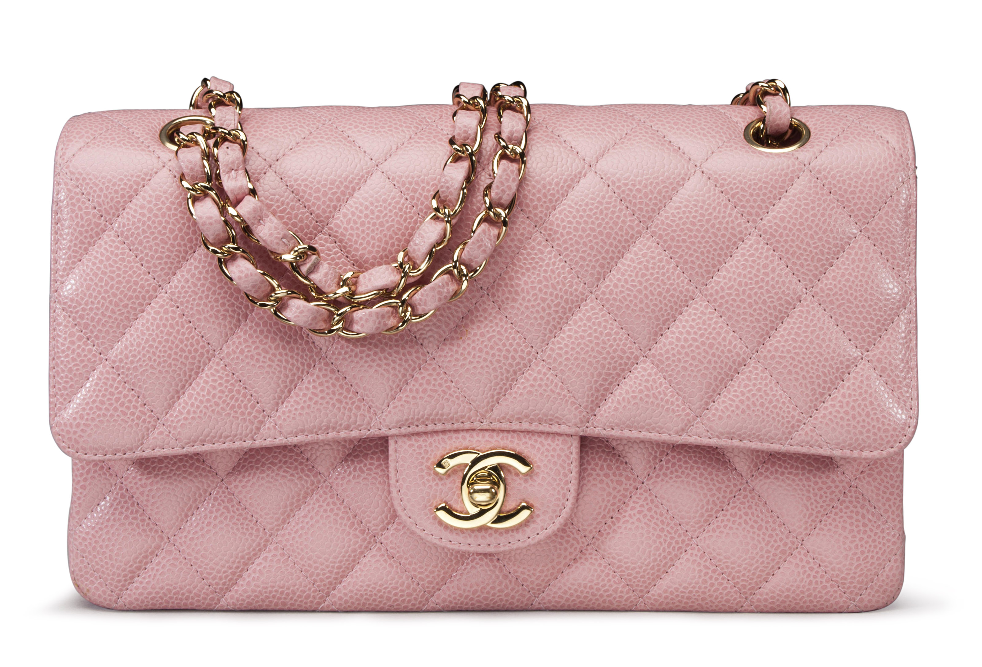 Chanel pink mini flap bag store