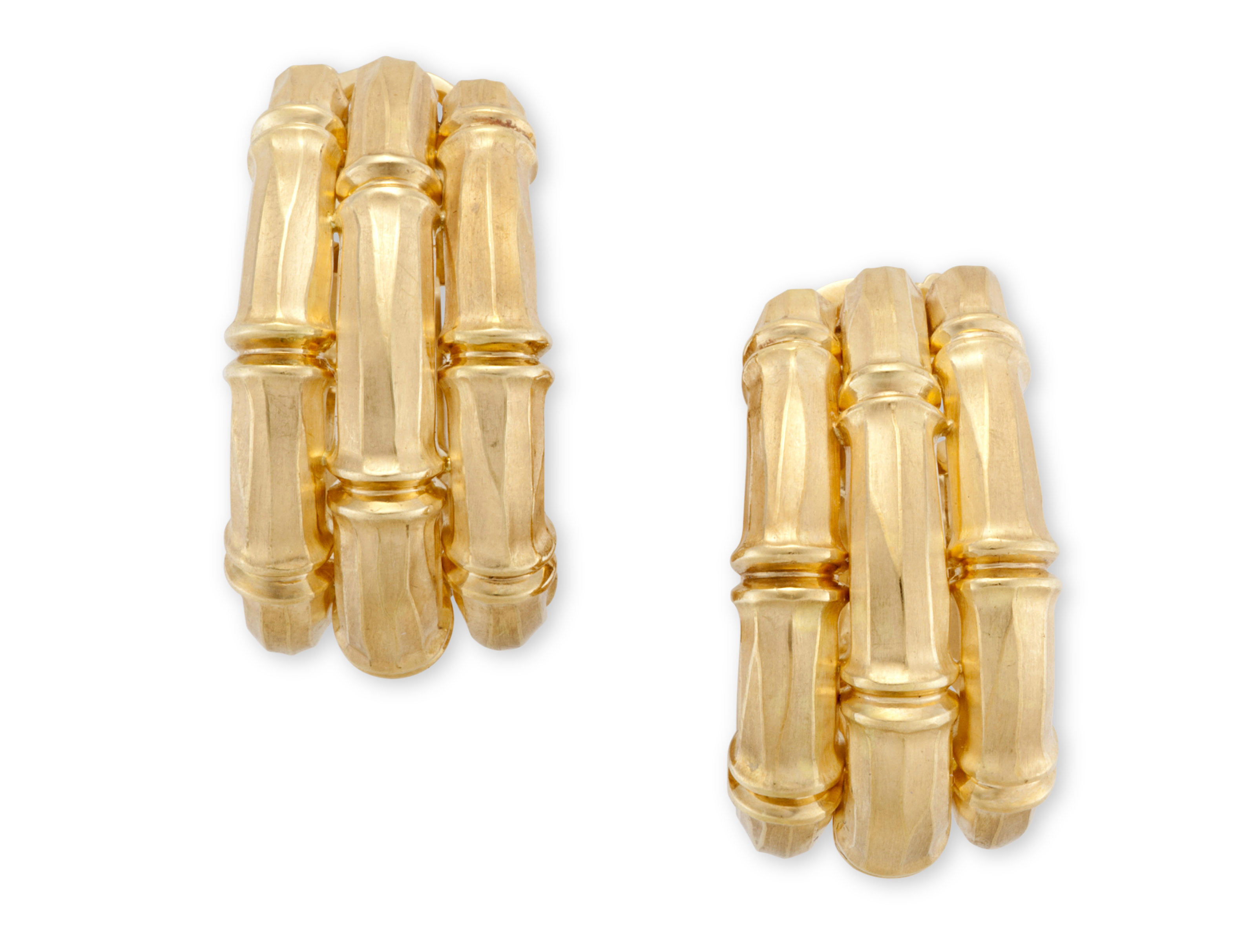 Cartier bamboo earrings deals