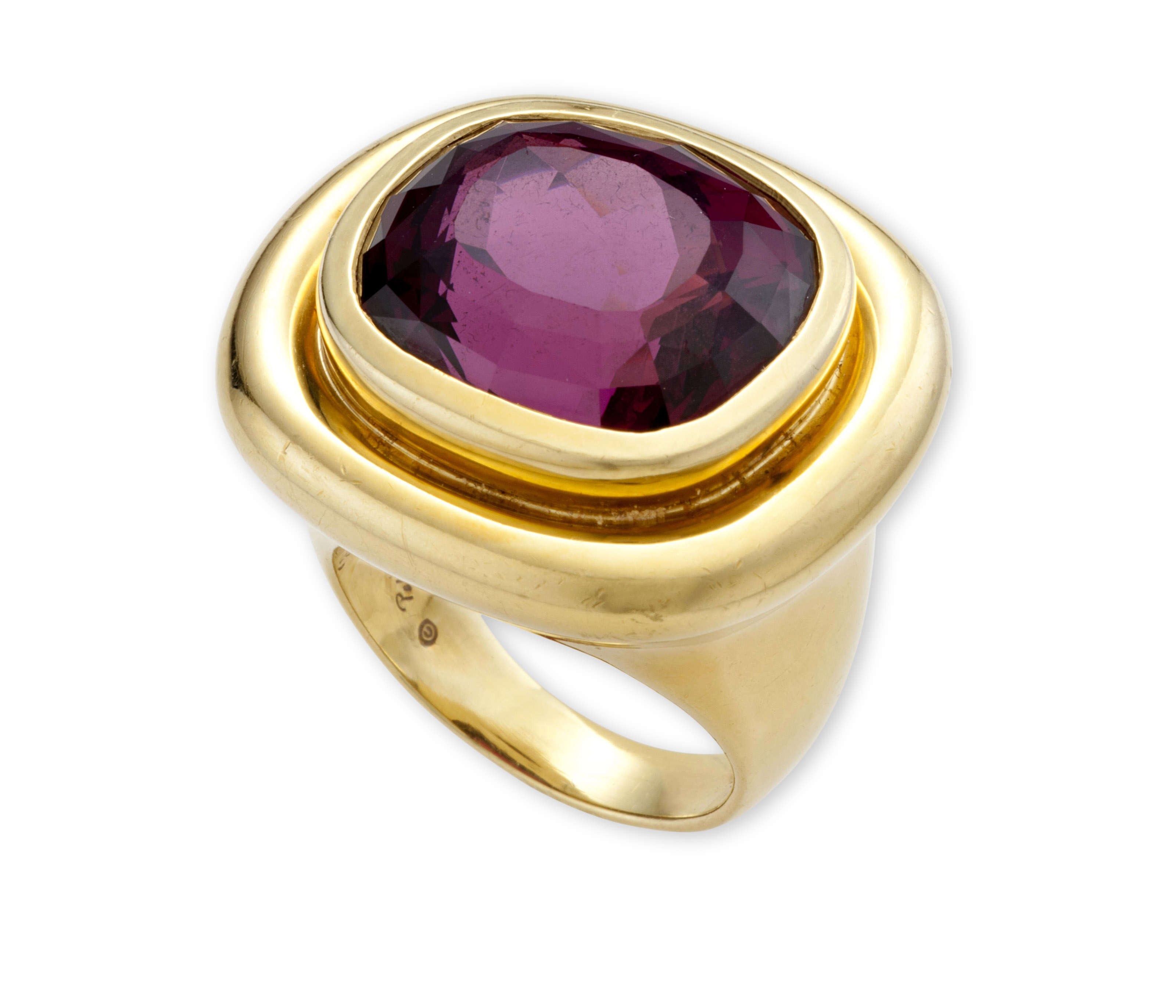 A GARNET AND GOLD RING, BY PALOMA PICASSO, TIFFANY PALOMA
