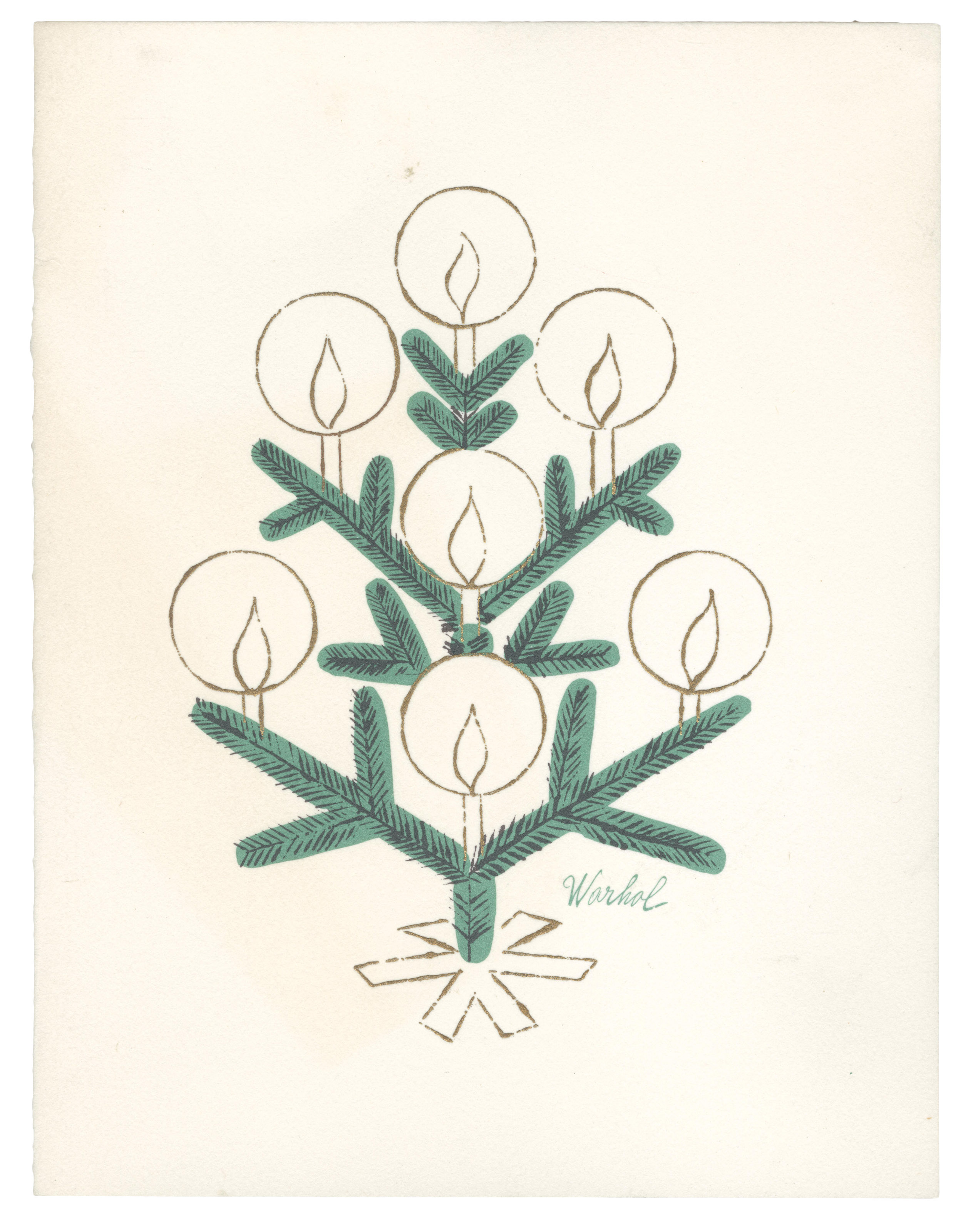 Tiffany & Co. Christmas Card, ANDY WARHOL (1928-1987