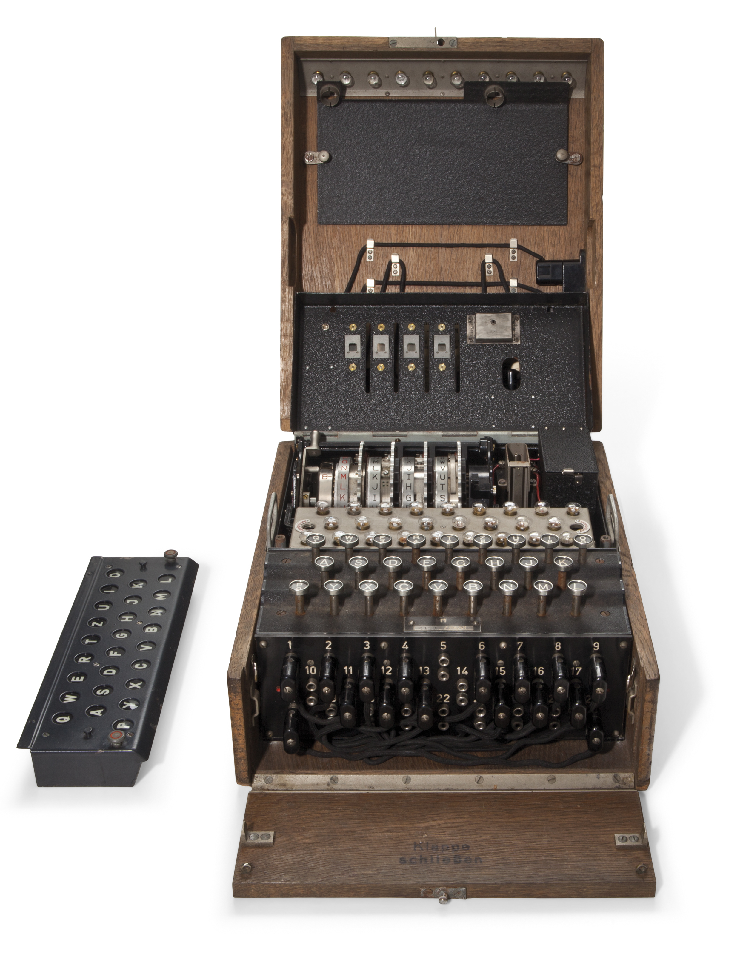 A FOUR-ROTOR ENIGMA CIPHER MACHINE, HEIMSOETH & RINKE; NOVEMBER
