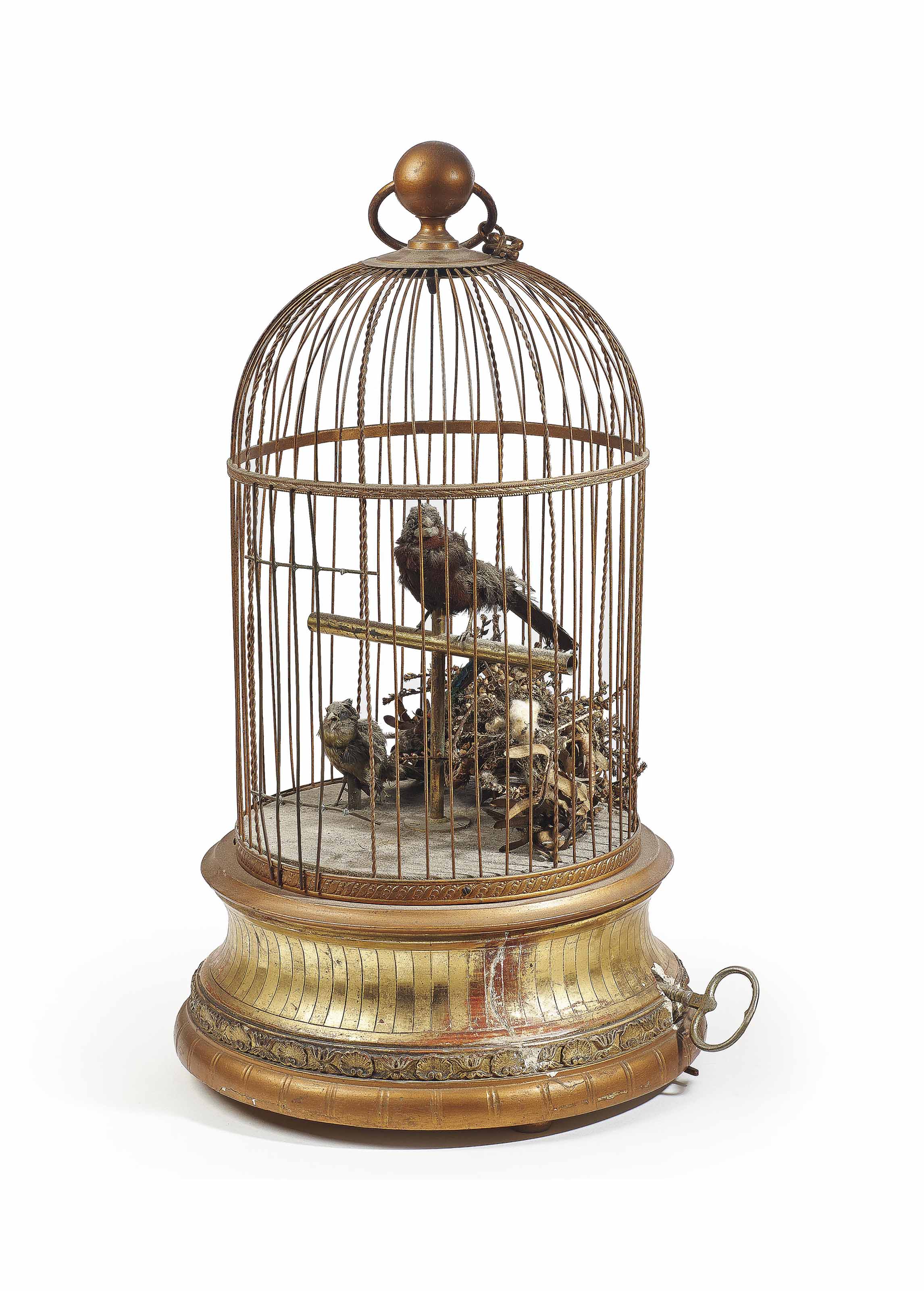 Cage A Oiseaux Automates Du Dernier Quart Du Xixeme Siecle