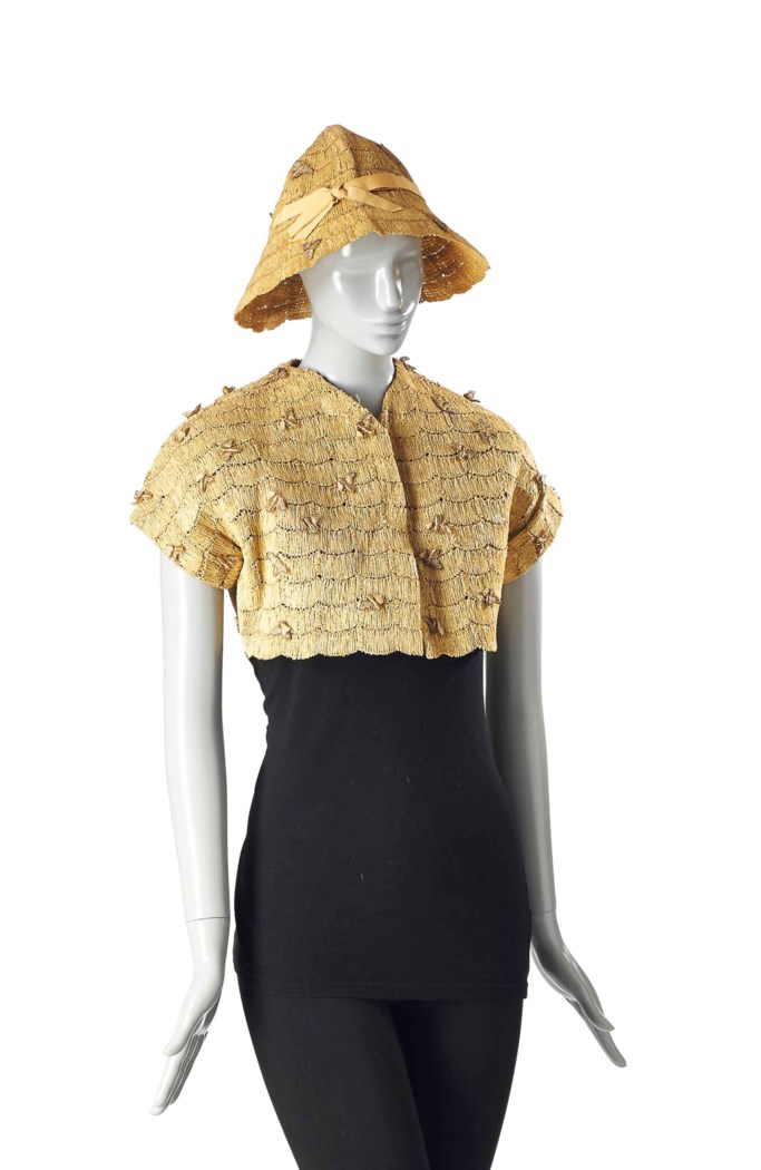 Chapeau de paille tressée | Emporio Armani