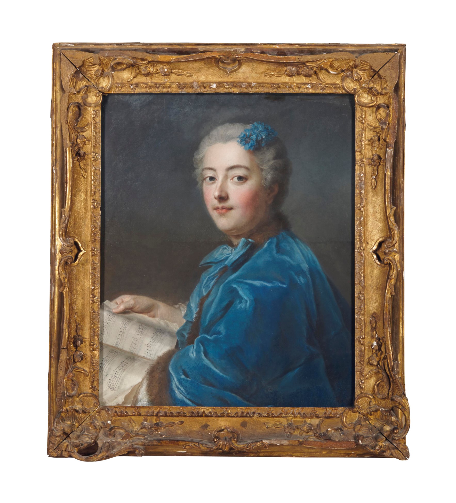 Maurice-Quentin de LA TOUR (Saint-Quentin 1704-1788) , Portrait de la ...