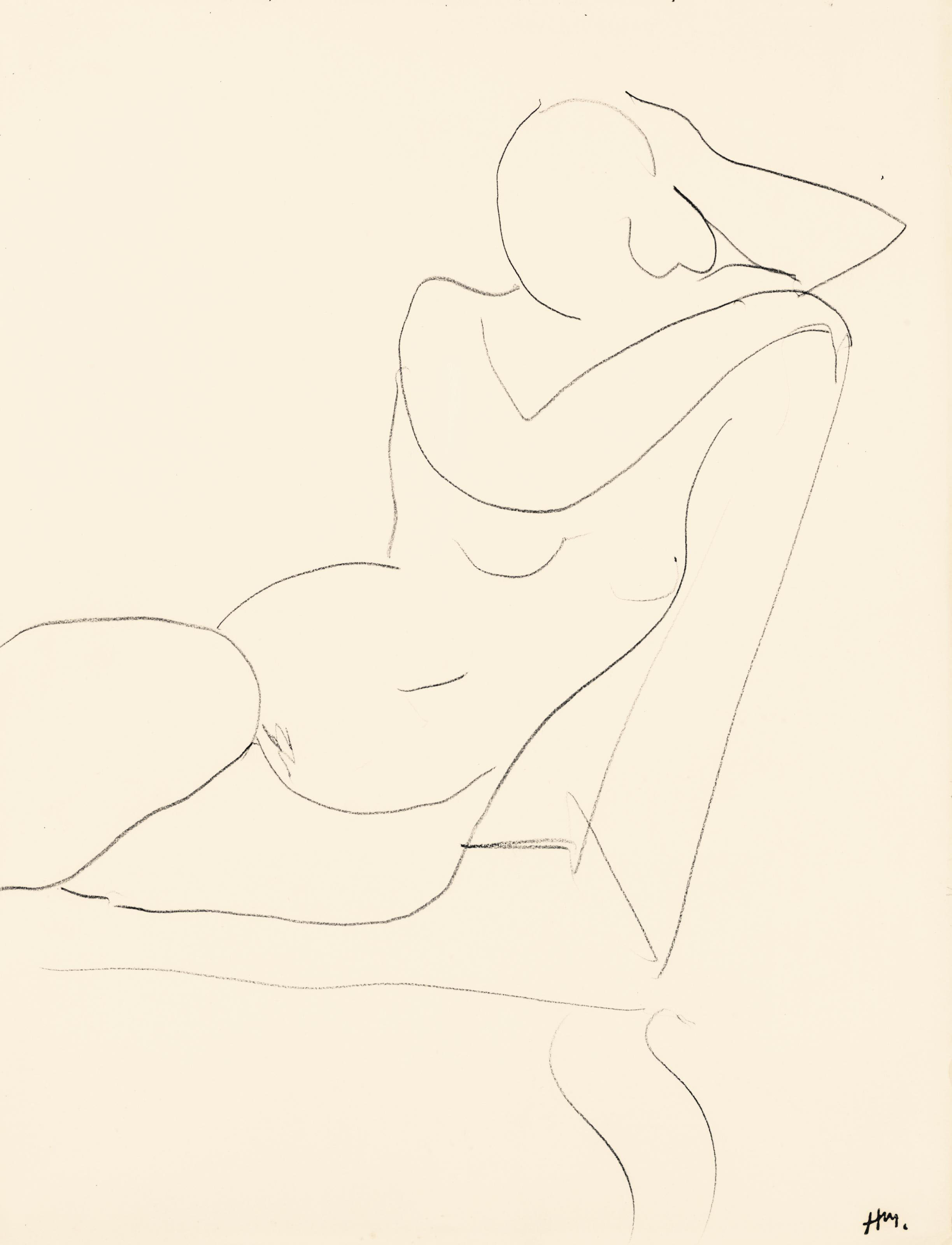 Nu à la chaise jaune 
