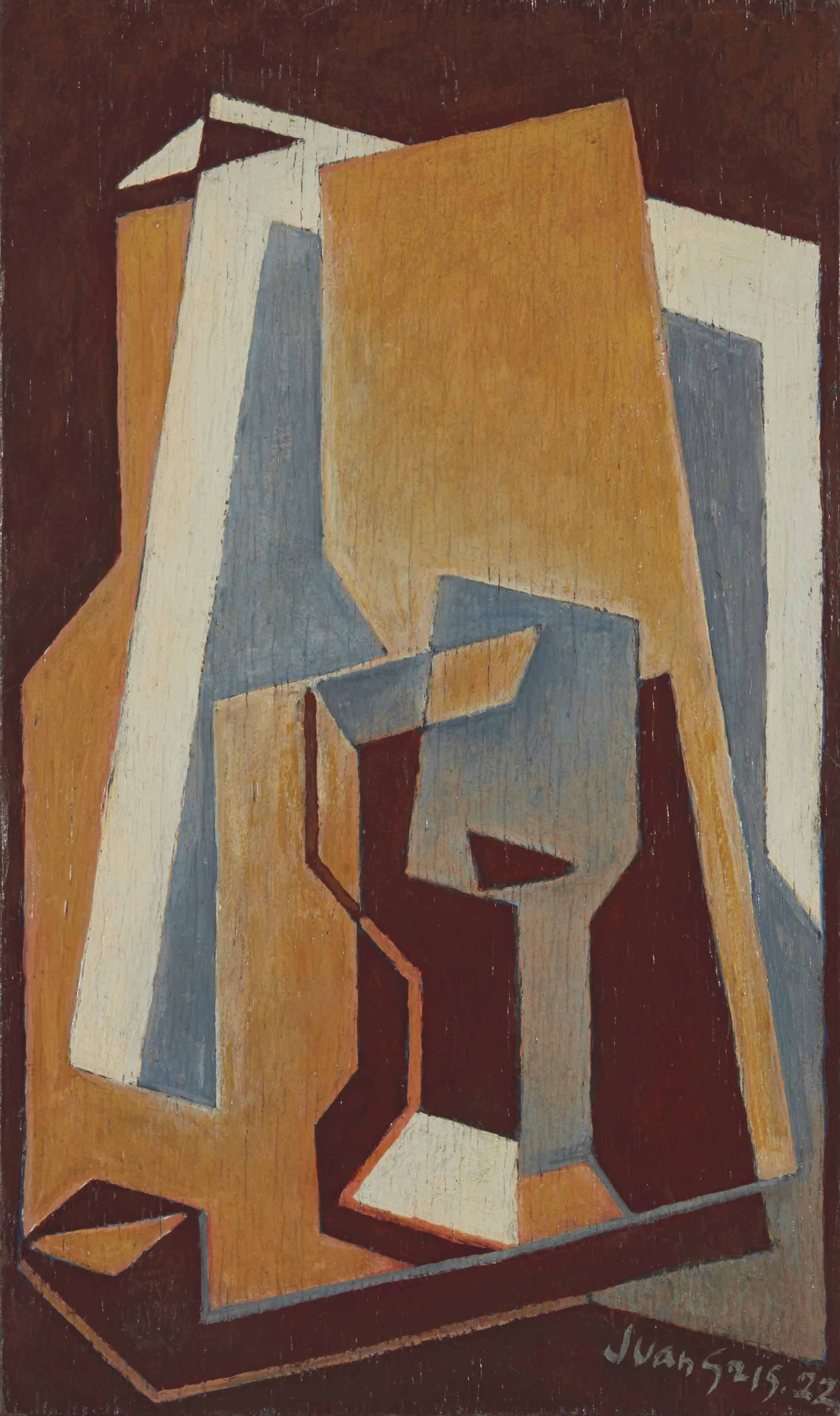  Juan Gris  1887 1927 Verre et bouteille Christie s