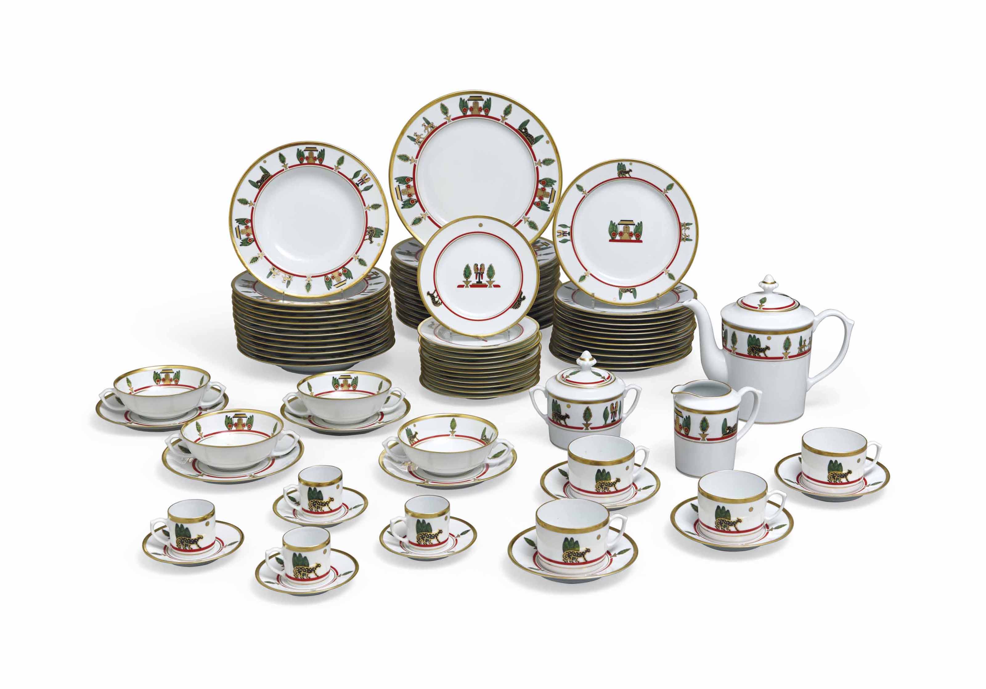 CARTIER , SERVICE DE TABLE 'MAISON DE LOUIS CARTIER', 1986 | Christie's