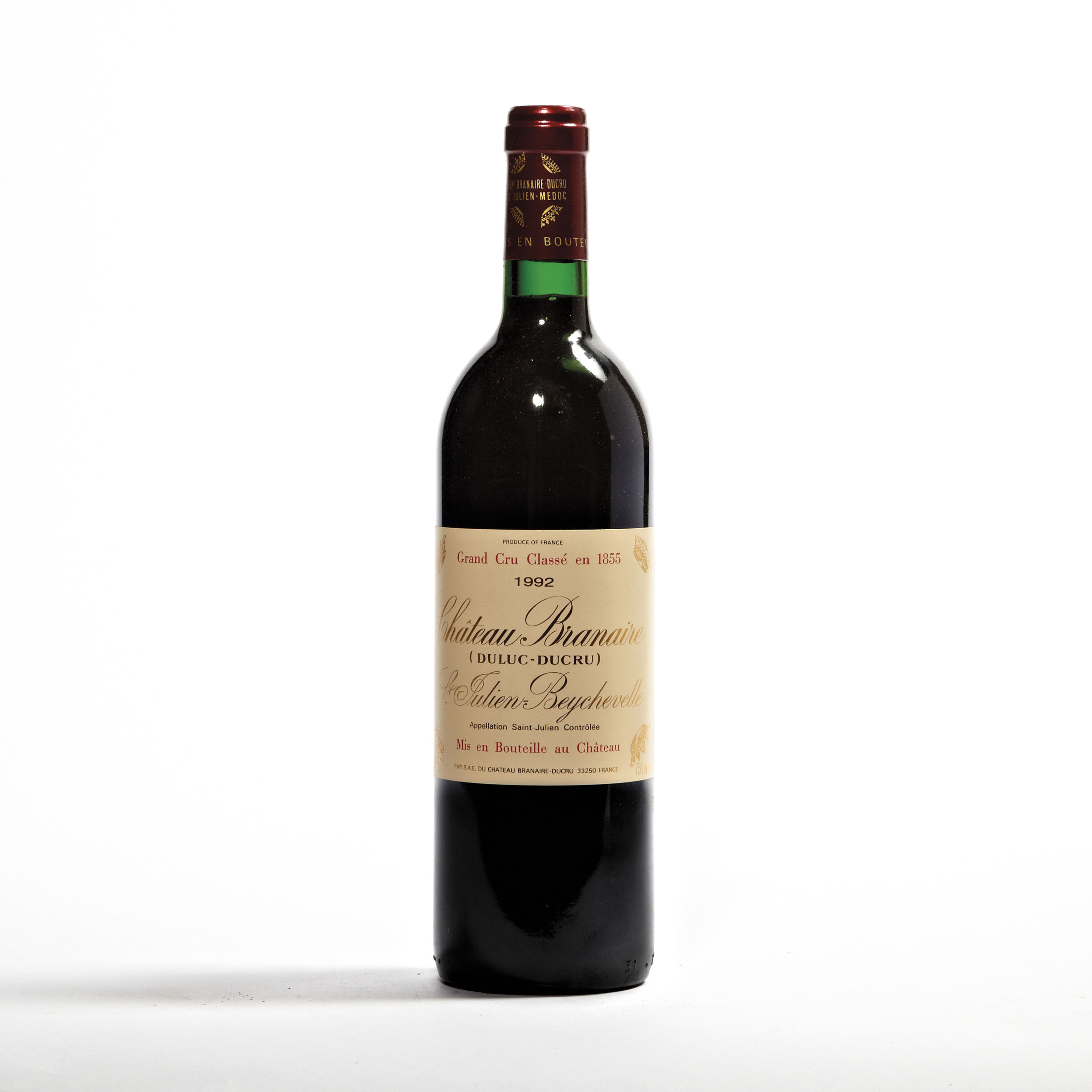 Château Branaire Saint-Julien 1955 – 1 Bouteille – Grand Cru Classé – Reconditionné