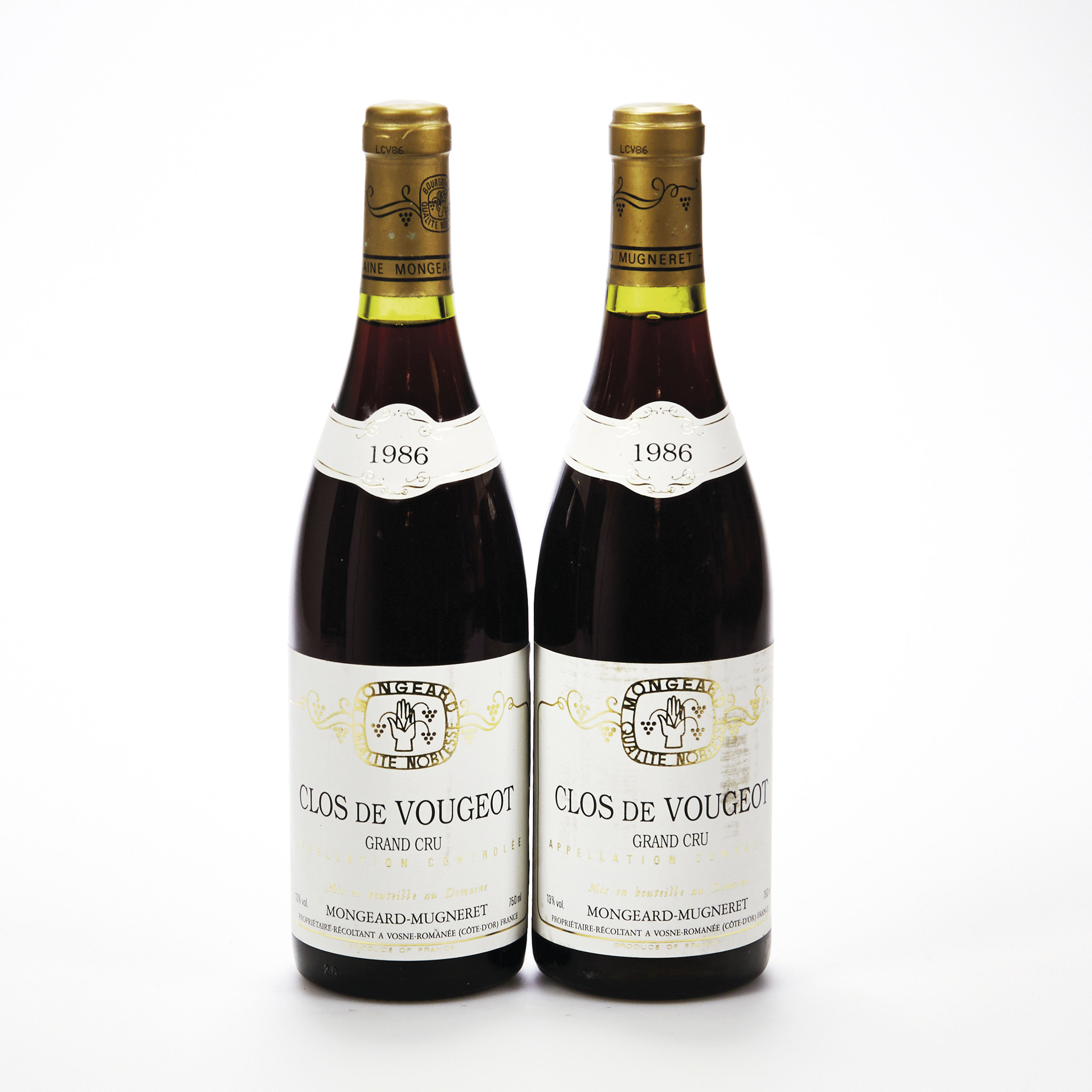 Dom. Mongeard-Mugneret, Clos de Vougeot--Vintage 1986, Grand cru