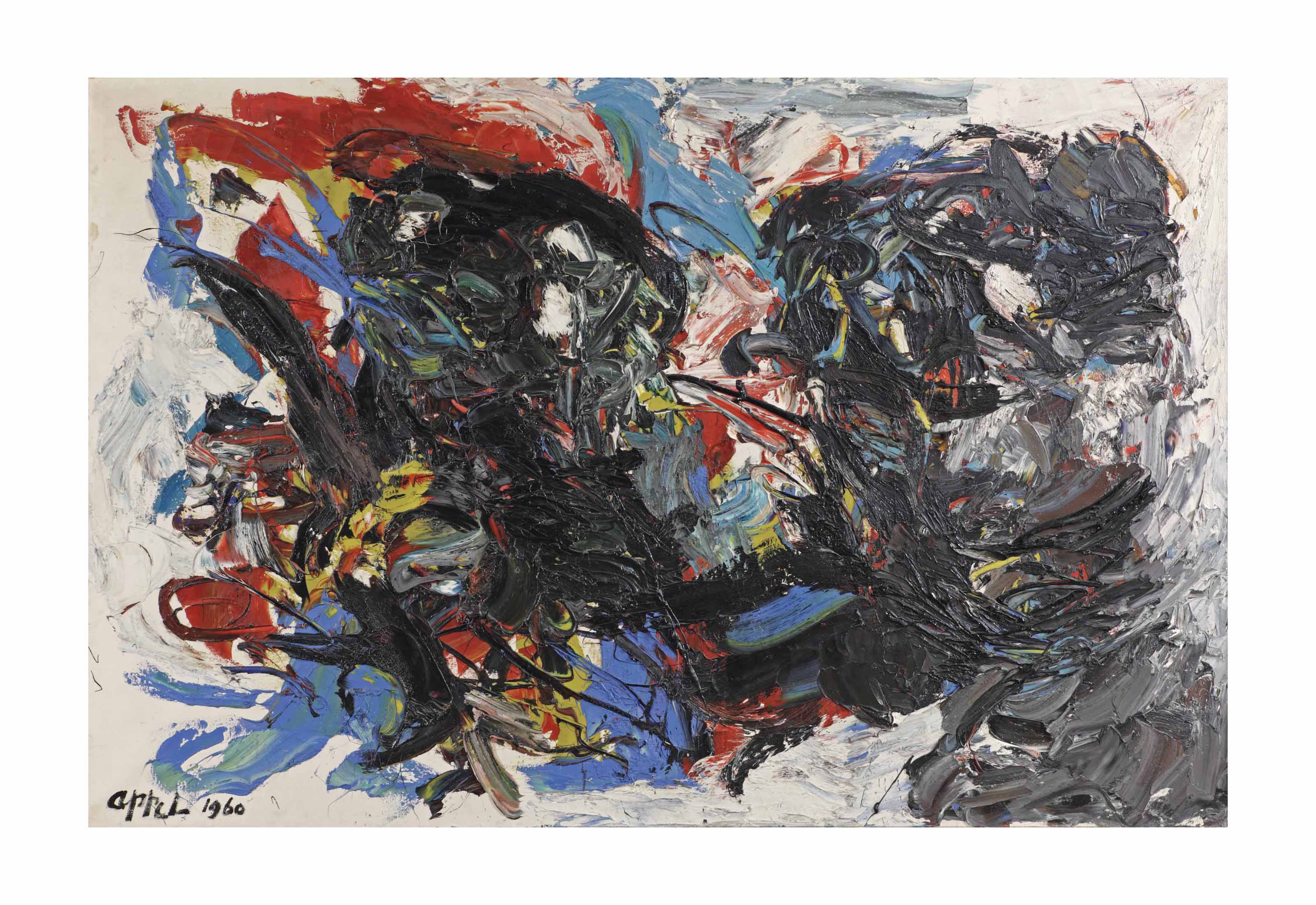 karel appel two figures