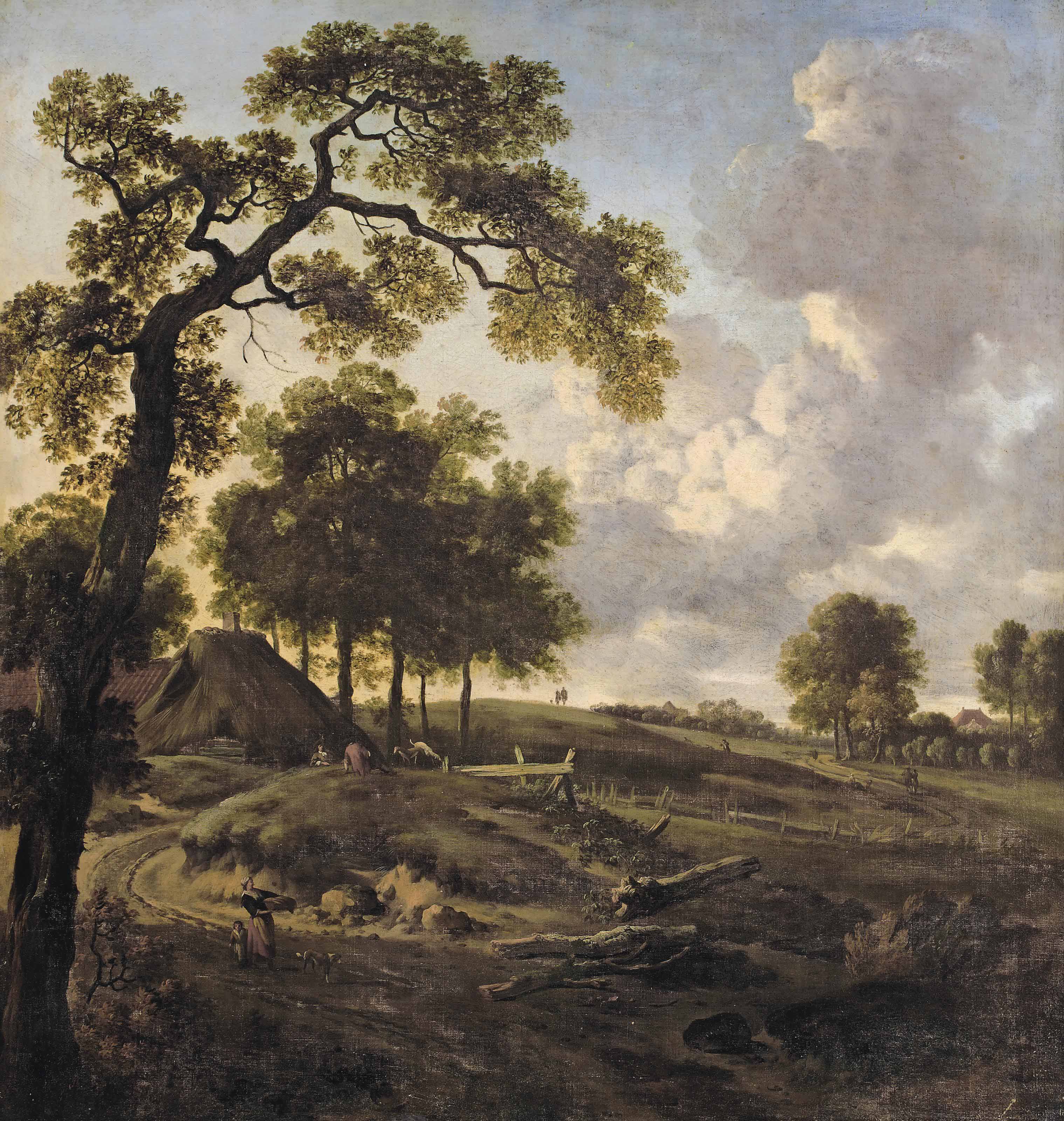 Jan Wijnants Haarlem 1632 1684 Amsterdam A Dune Landscape With