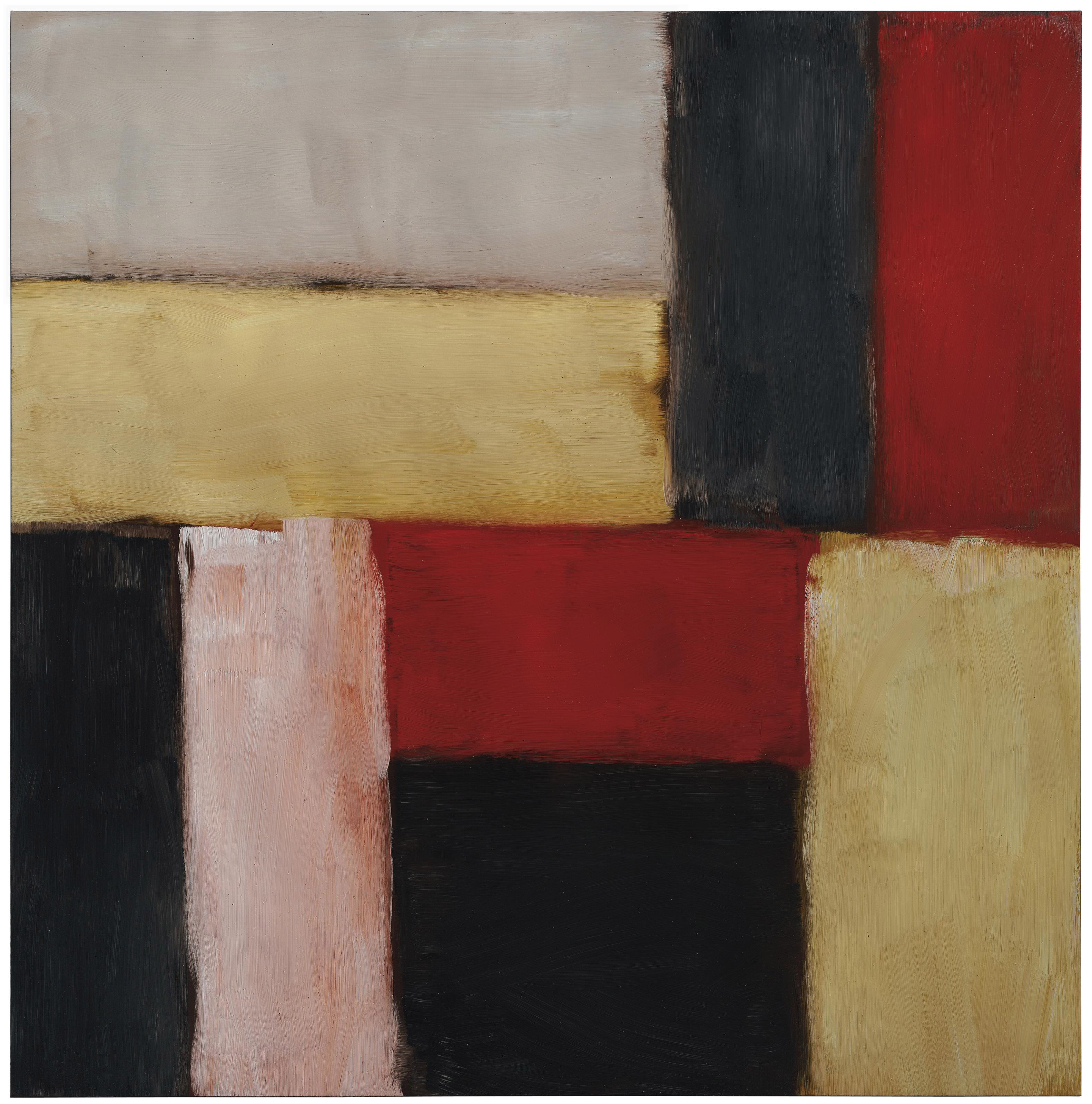 Sean Scully, Wall of Light Reef, 2012. Oil on canvas laid down on board. 63 x 63 in (160 x 160 cm). Sold for &pound;554,500 on 11 February 2015 at Christie&rsquo;s in London.&nbsp;&copy; Sean Scully