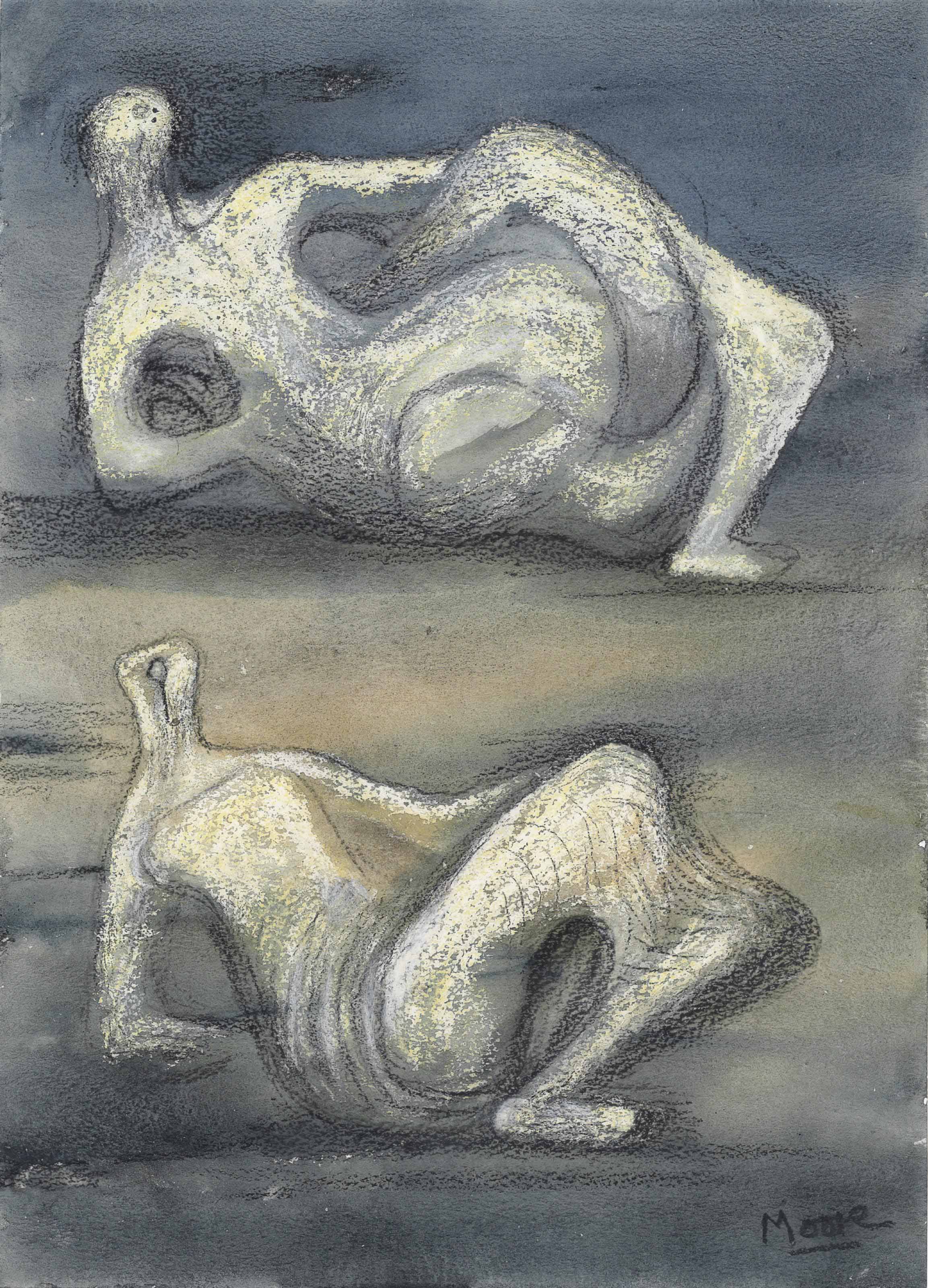 Two Reclining Figures