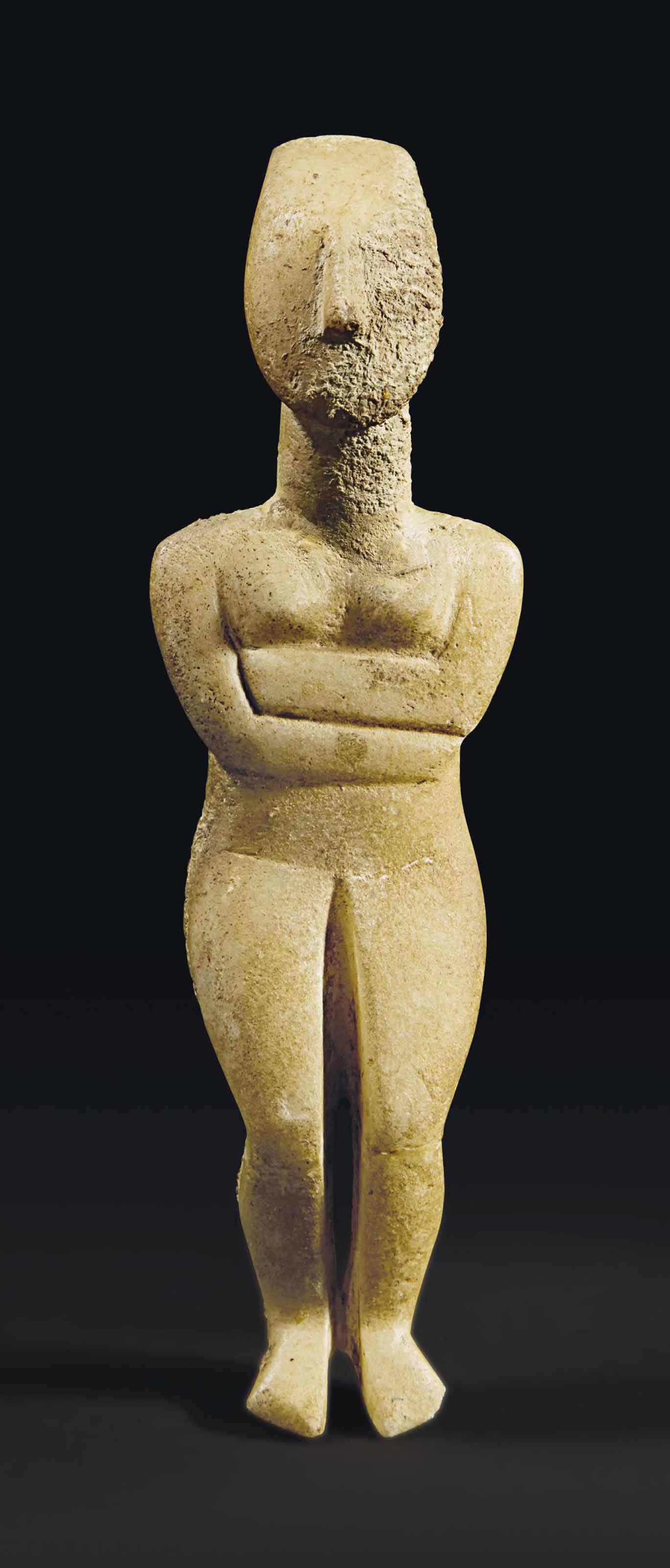 cycladic marble figures