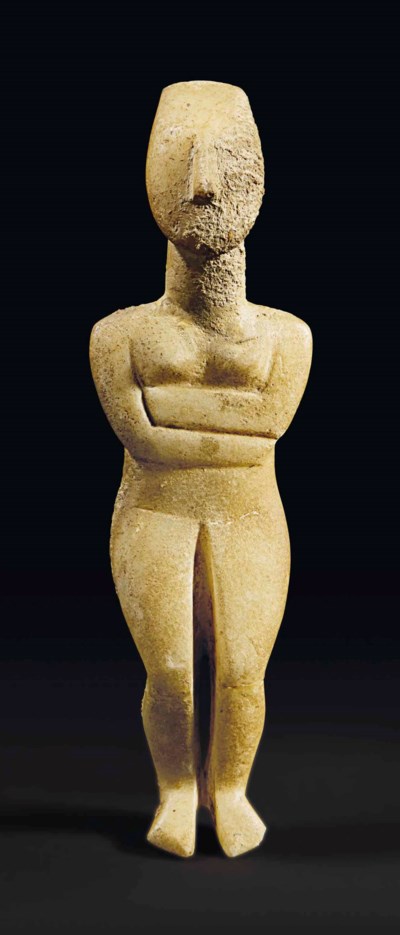 figure from the cyclades
