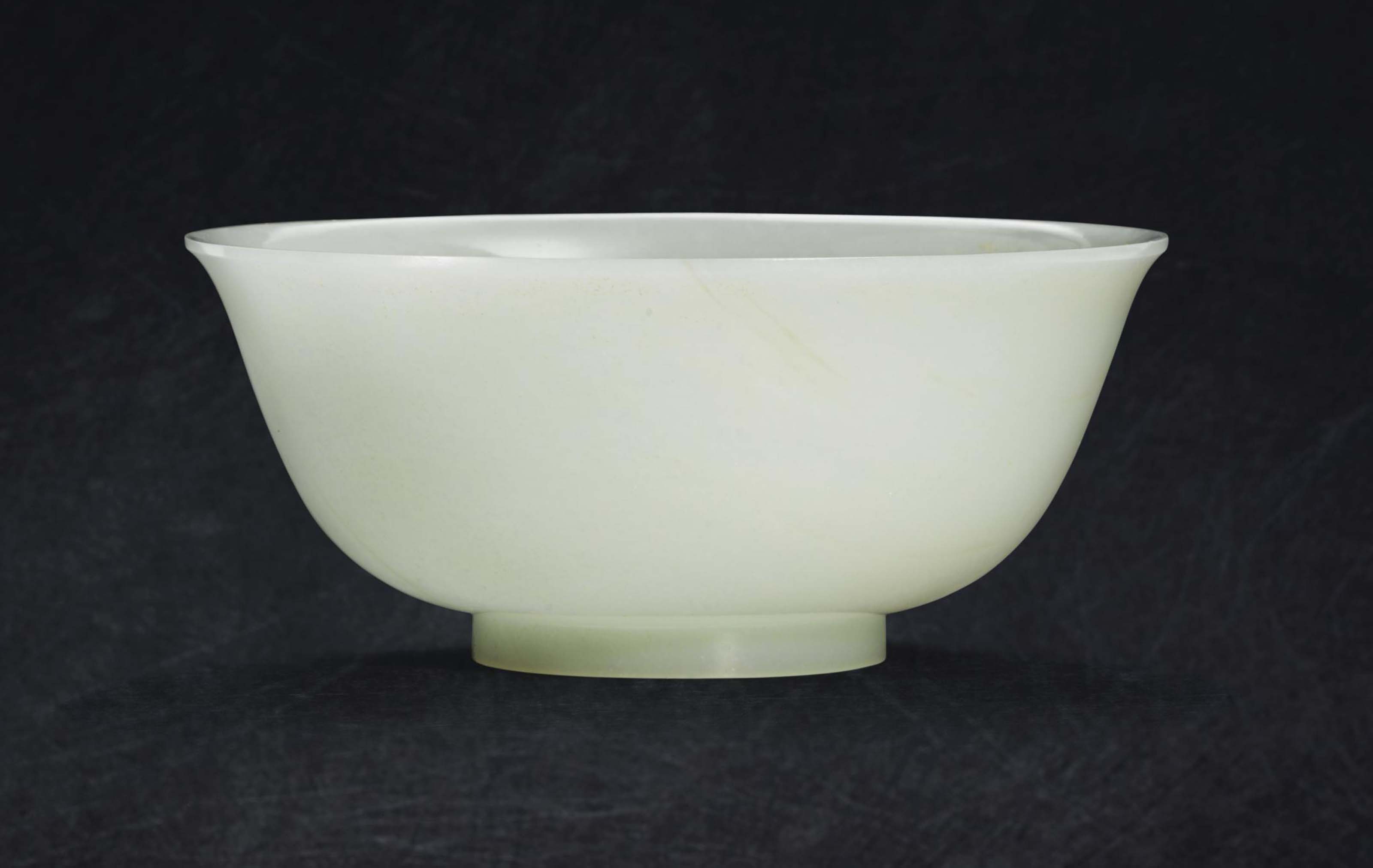 A FINELY CARVED WHITE JADE BOWL , QIANLONG PERIOD (17361795) Christie's