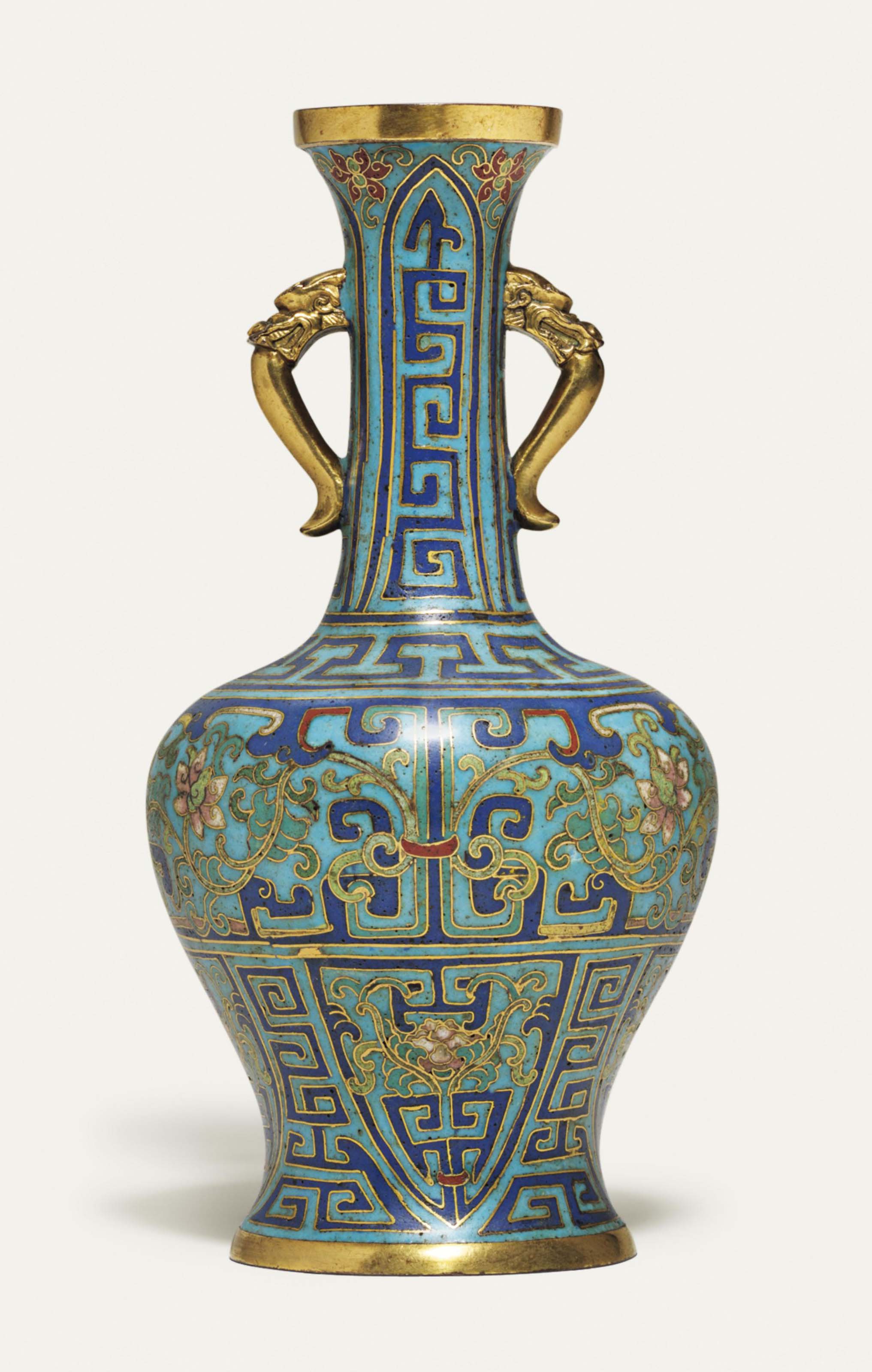 A CLOISONNÉ ENAMEL VASE , QIANLONG PERIOD (17361795) Christie's