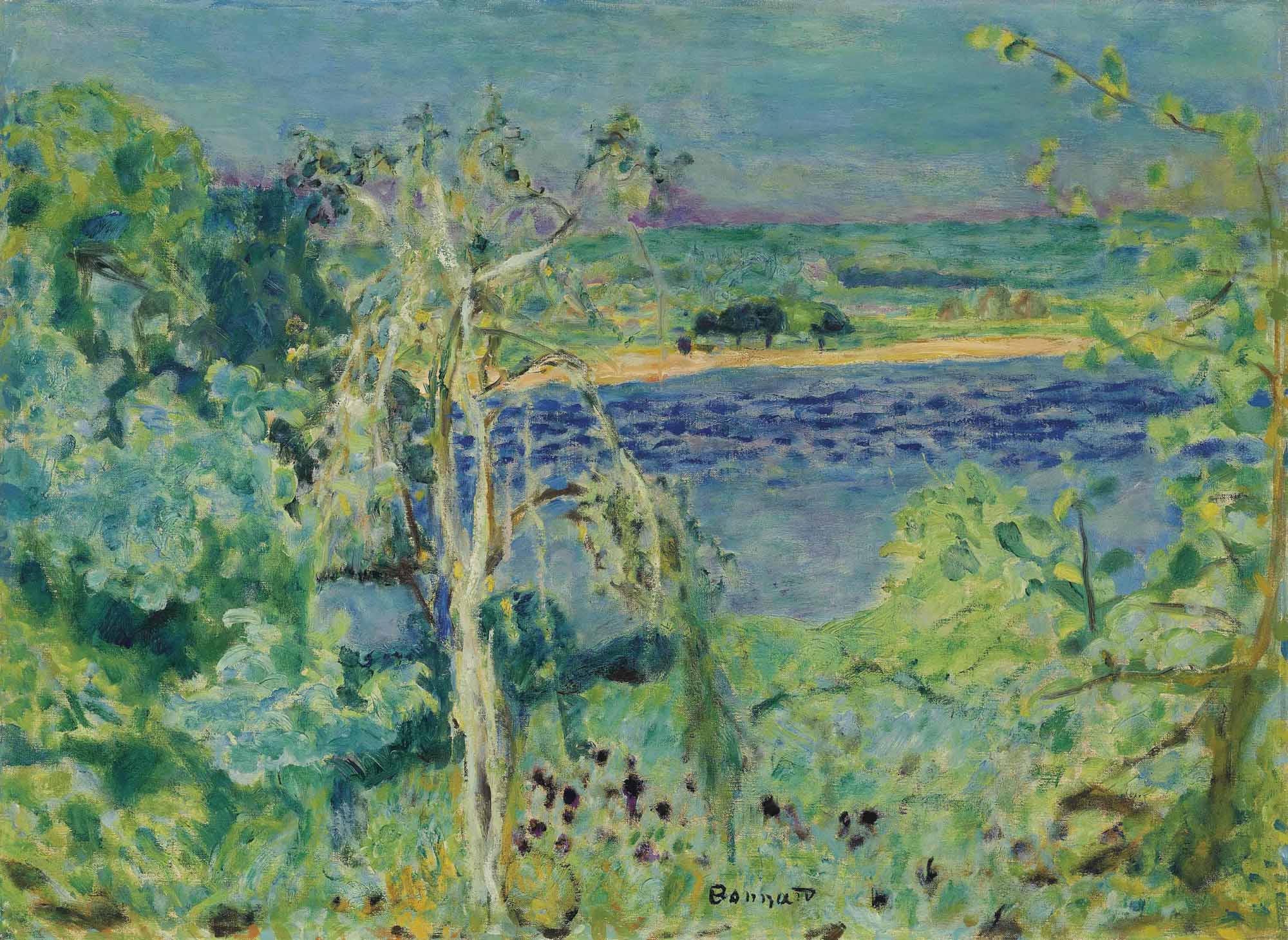 Pierre Bonnard (1867-1947), La Seine à Vernon, or La risée sur la