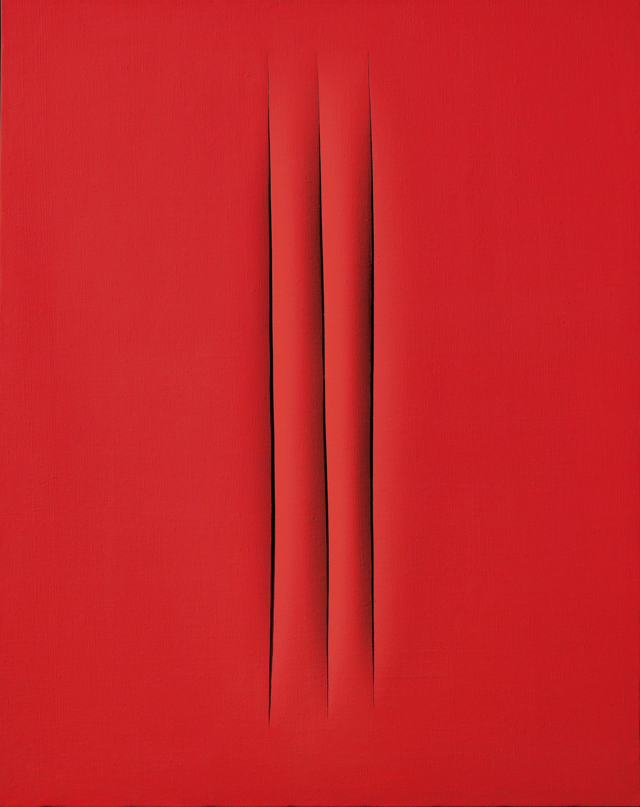 Yves Klein (1928-1962), Peinture de feu couleur sans titre