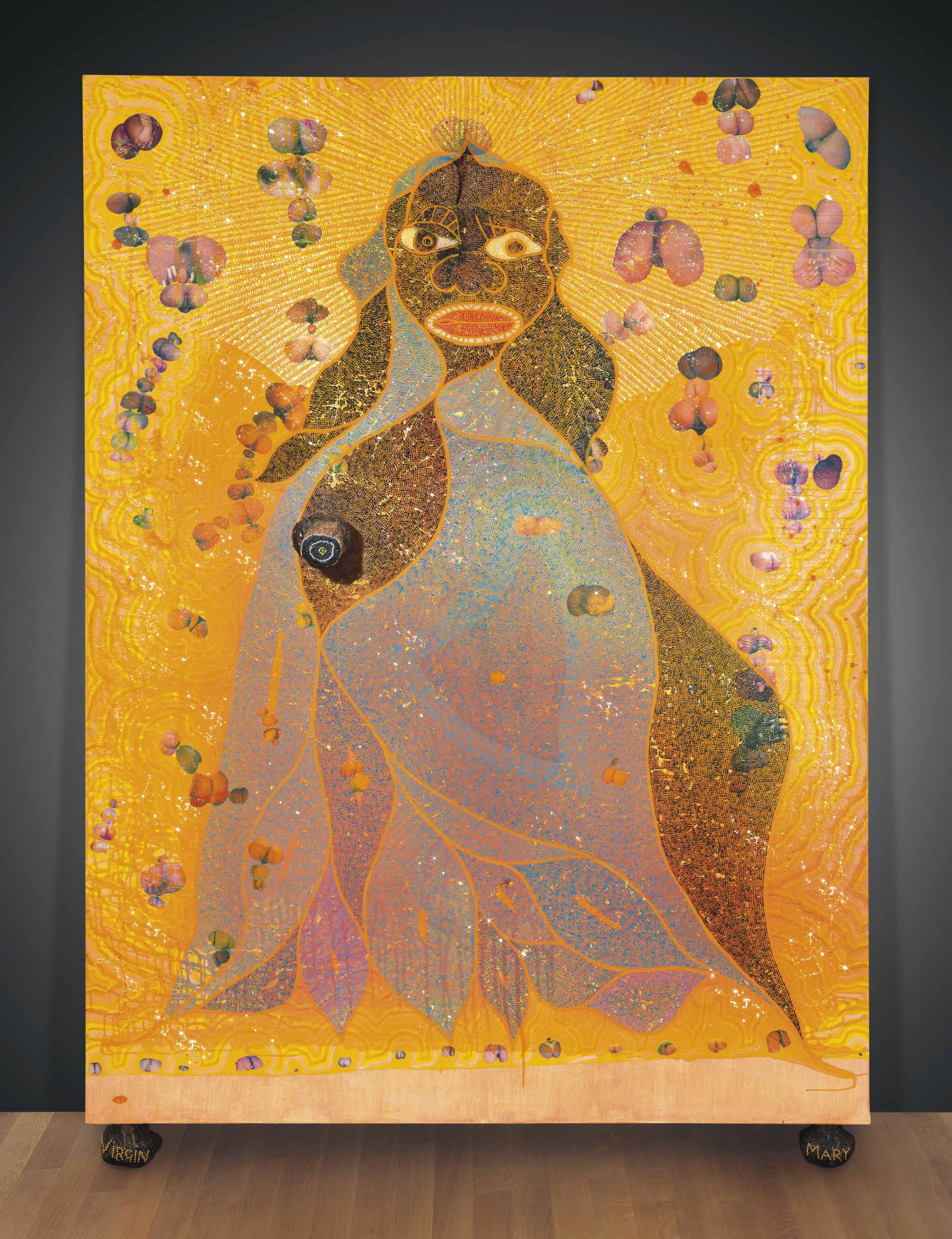 Image result for Chris Ofili, English painter