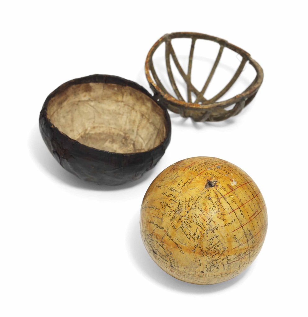 A rare and important spherical astrolabe, signed Muhammad bin Sulayman Al-Maghribi [Al-Rudani], Medina, dated AH 1073/1662-63 AD. Sold for &pound;722,500 on 8 October 2015 at Christie's in London