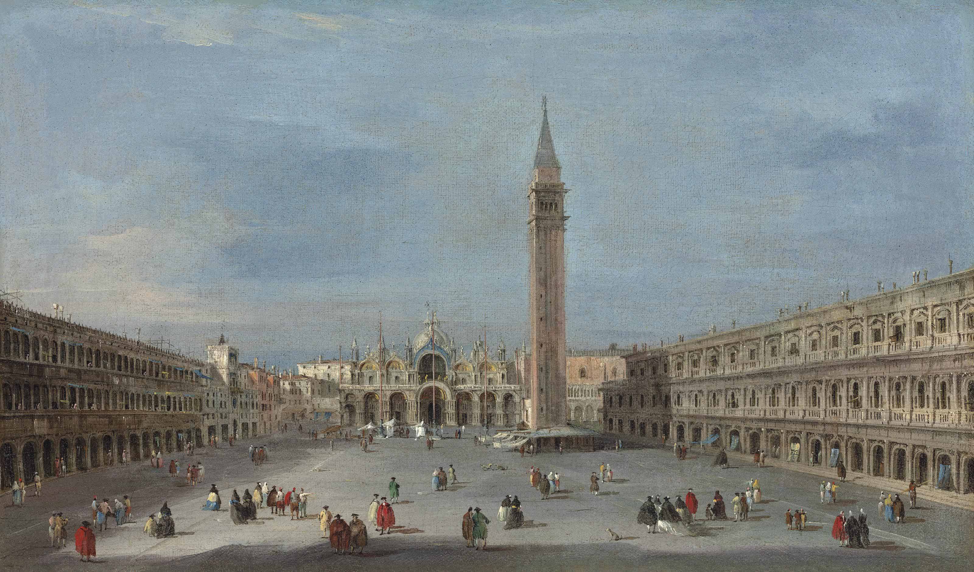Франческо гварди piazza san marco