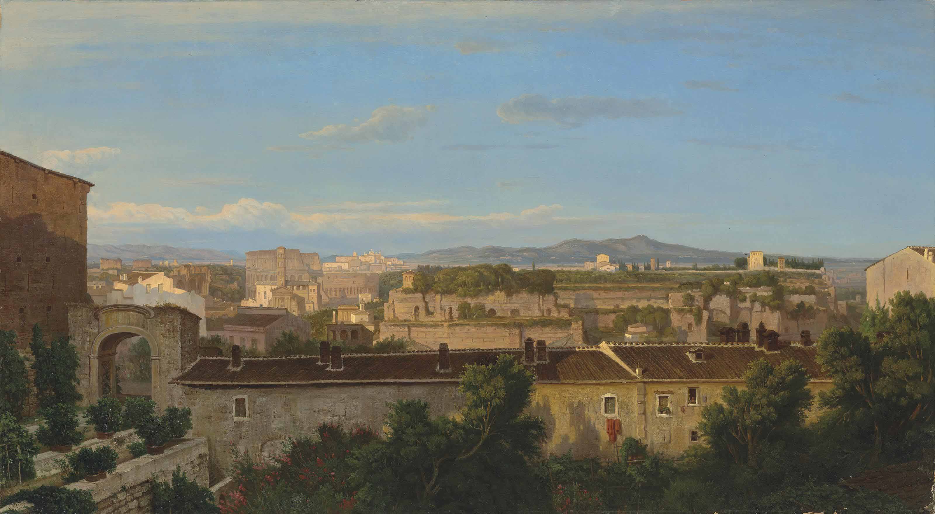 Palatine hills rome picture