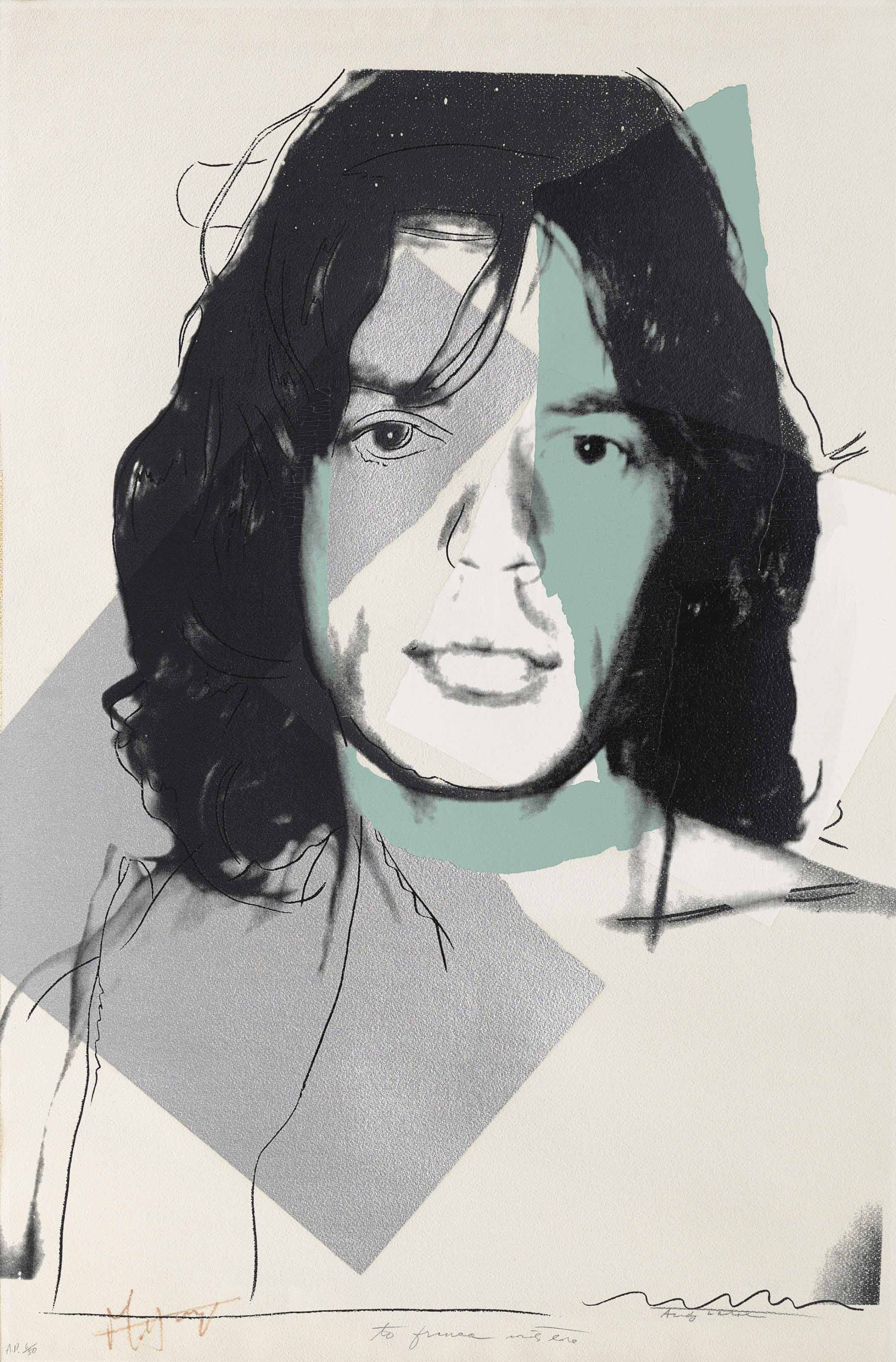 Andy Warhol , Mick Jagger Christie's