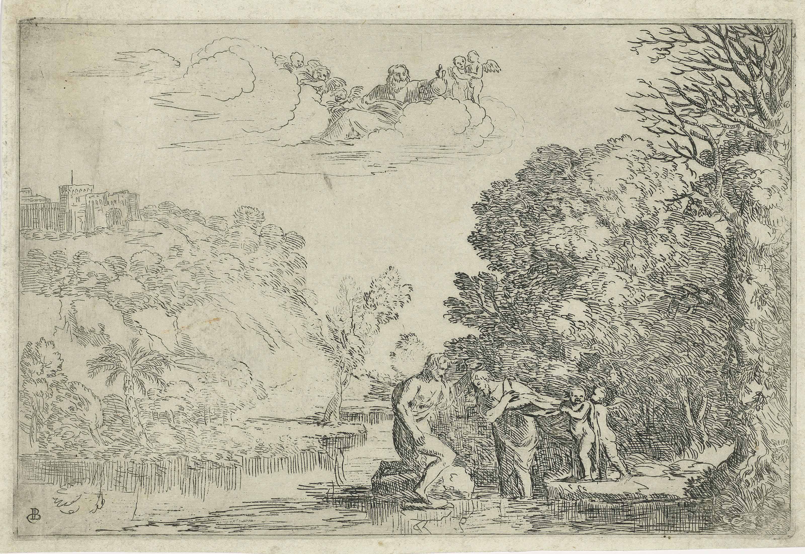 The Baptism of Christ (B. 3, as Cavedone)