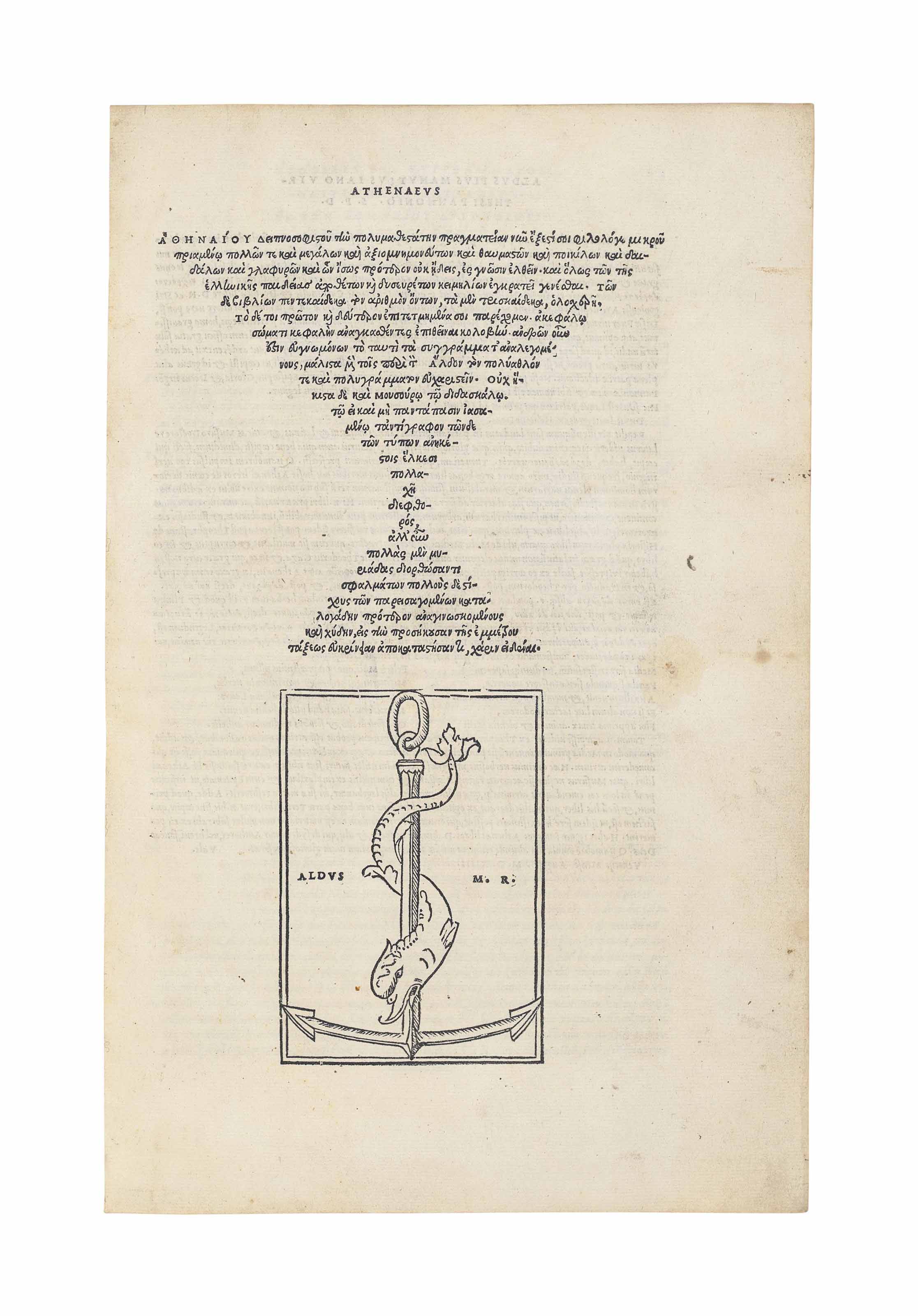 PLATO (427?-347 B.C.). Omnia opera, in Greek. Edited by
