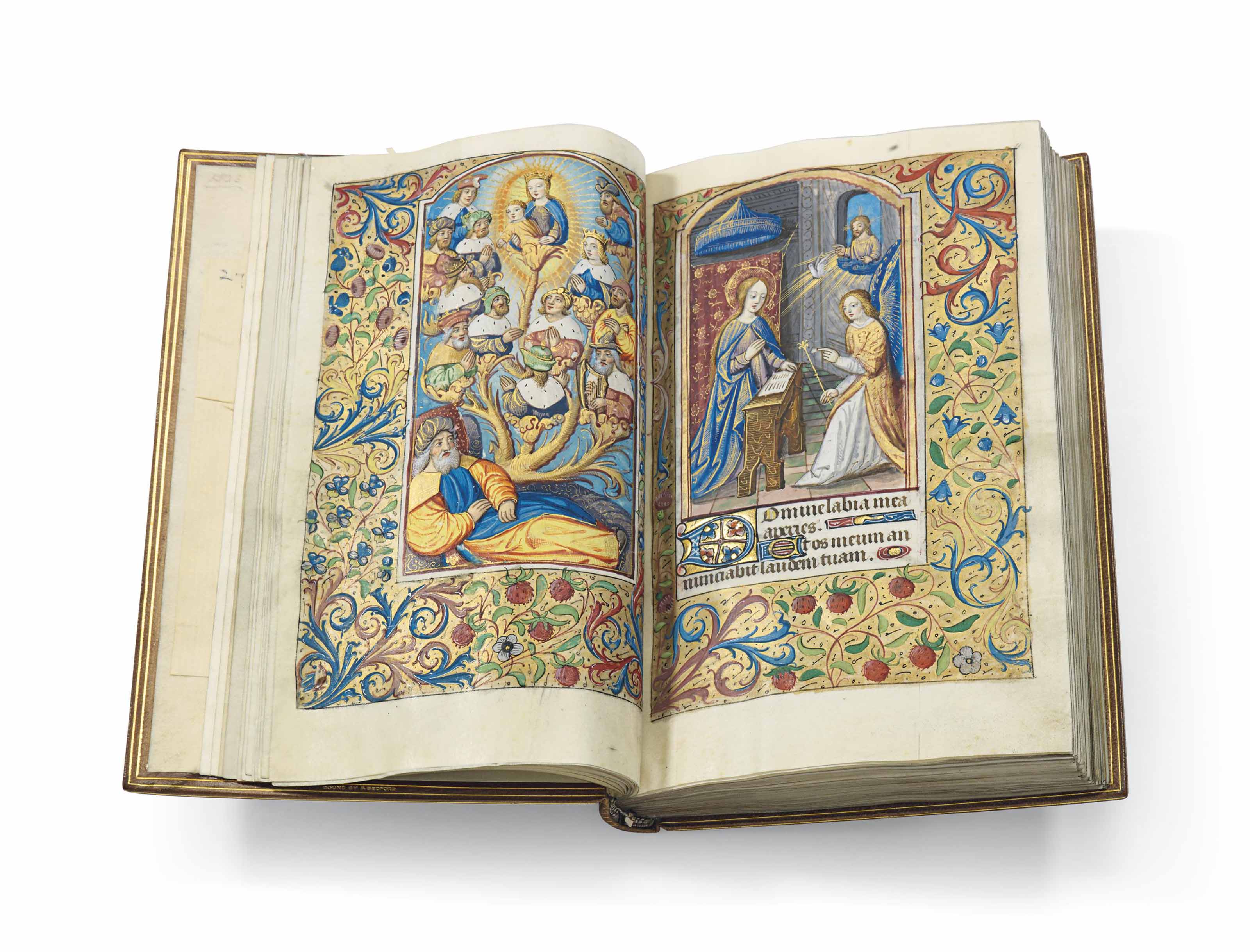 Book Of Hours Use Of Paris In Latin And French Illuminated Manuscript On Vellum Paris C