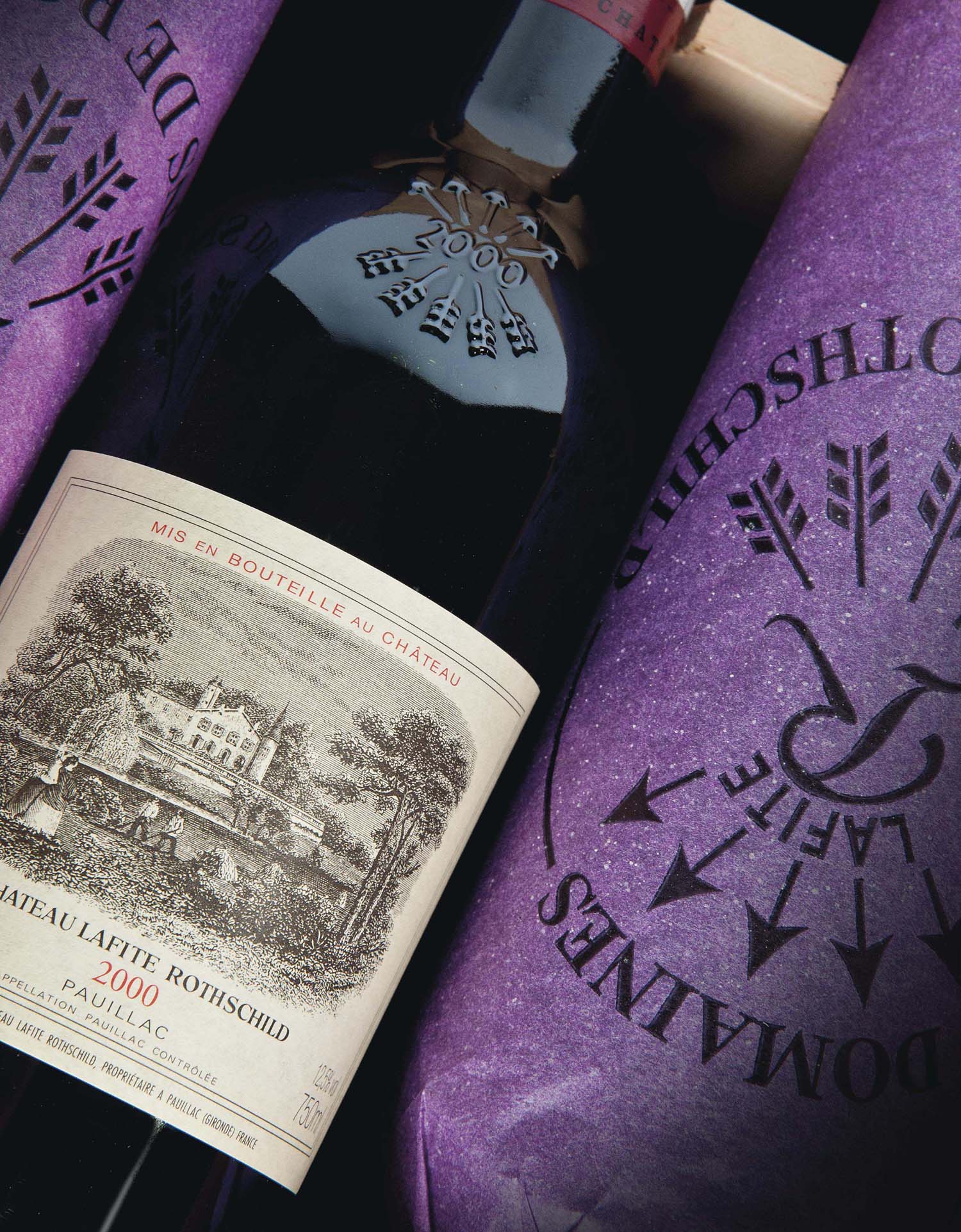Château LafiteRothschild 2000 , 12 bottles per lot Christie's