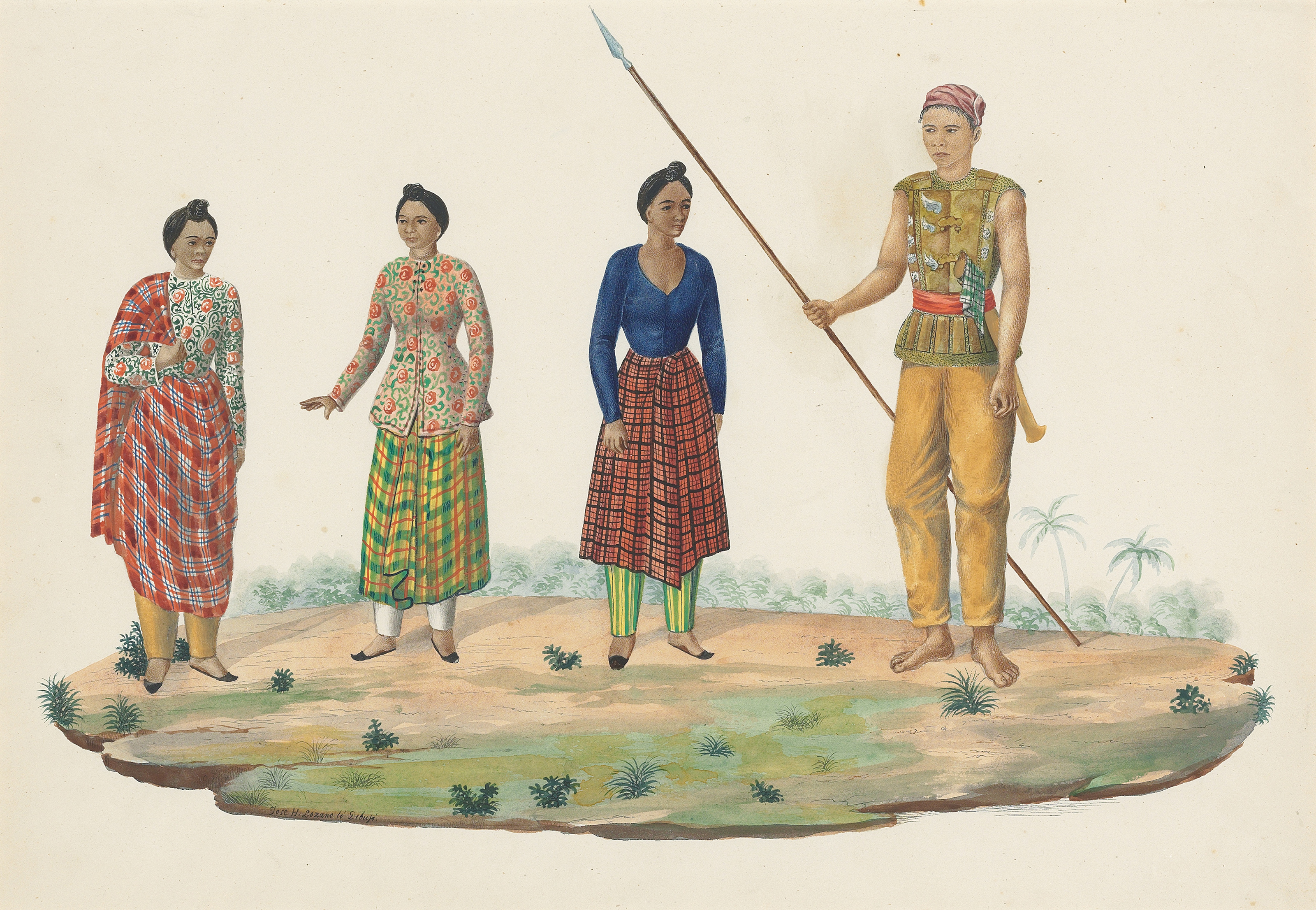 José Honorato Lozano (18211885) , Types and costumes of the