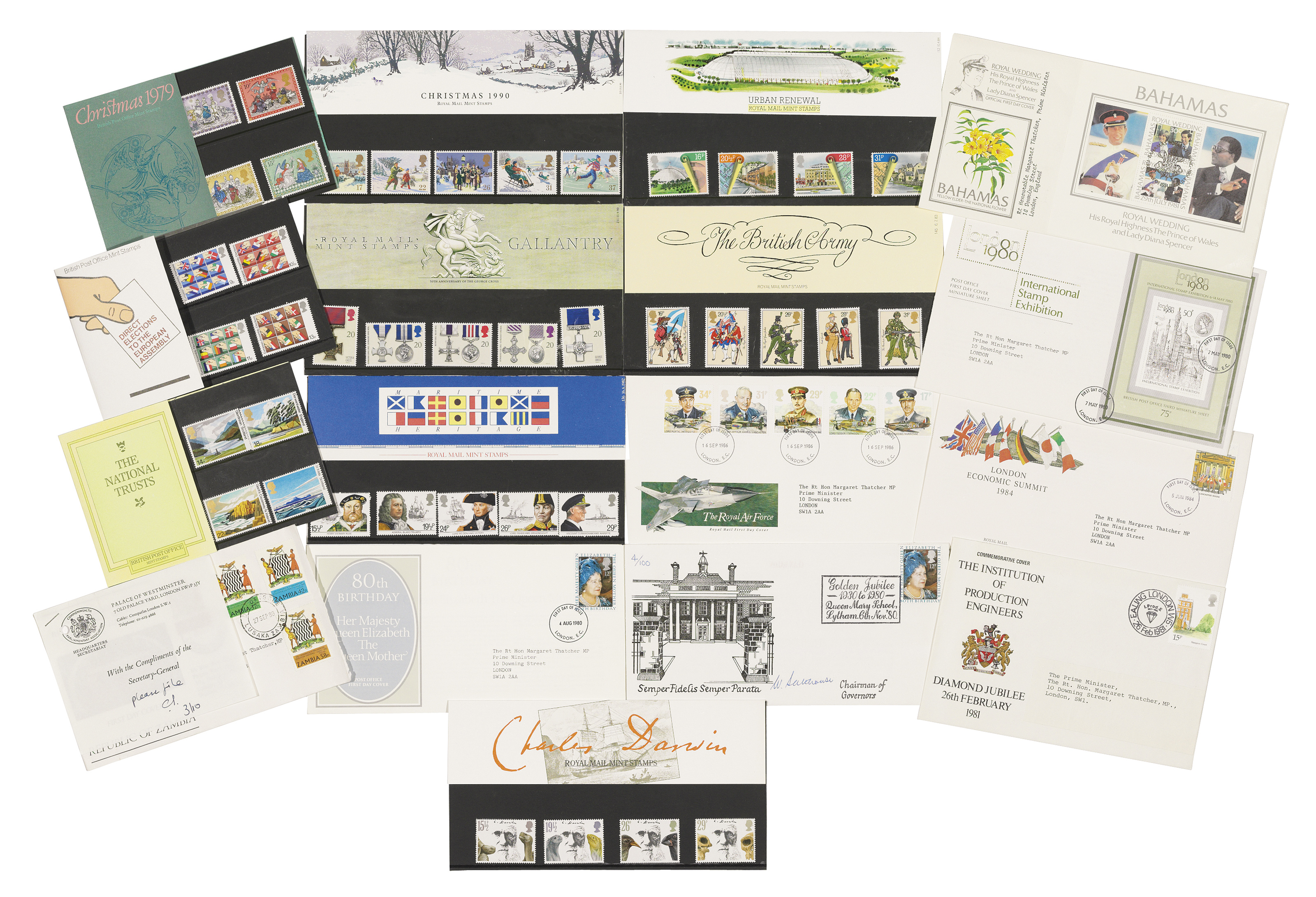 A COLLECTION OF POST OFFICE ISSUED STAMPS , 9 MAY 1979 13 NOVEMBER